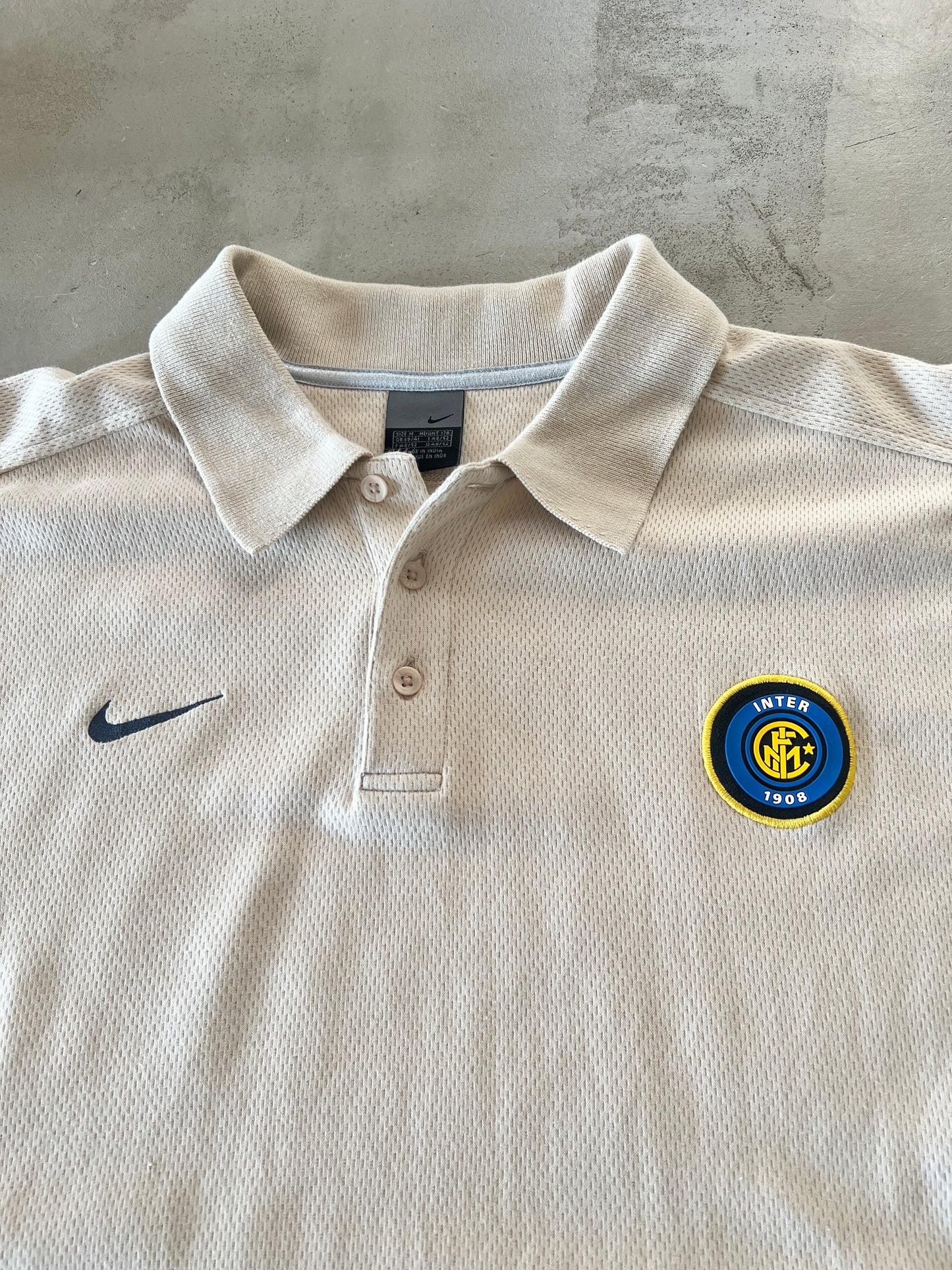 CREME INTER MILAN NIKE JERSEY - 2000S - XL