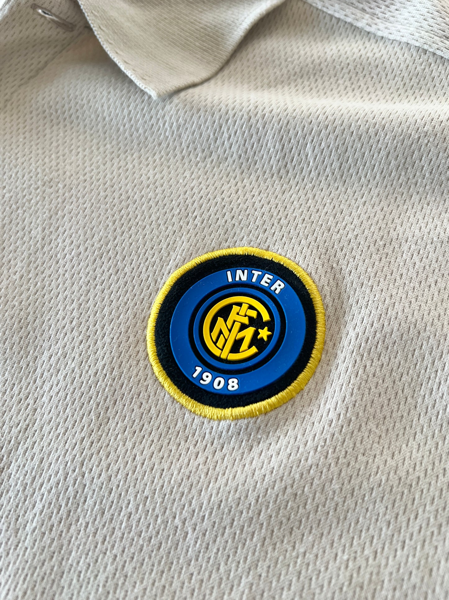 CREME INTER MILAN NIKE JERSEY - 2000S - XL