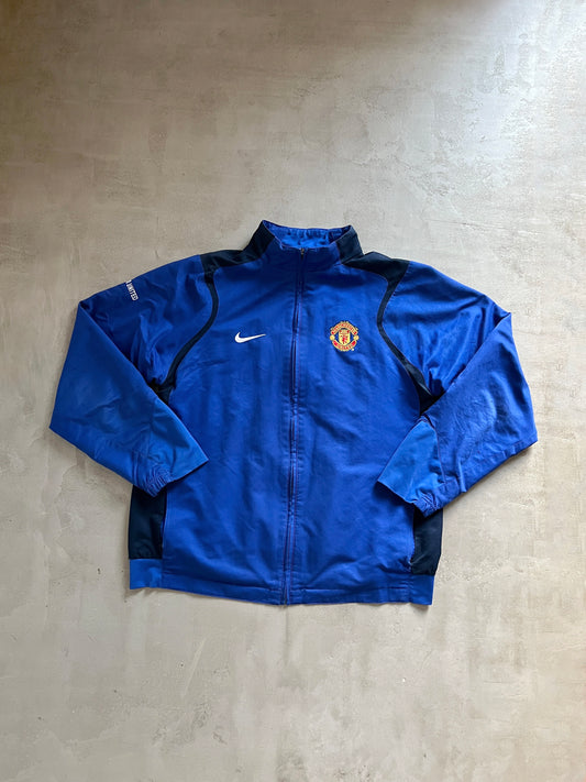 BLUE MANCHESTER UNITED NIKE TRACK JACKET - 2000S - L