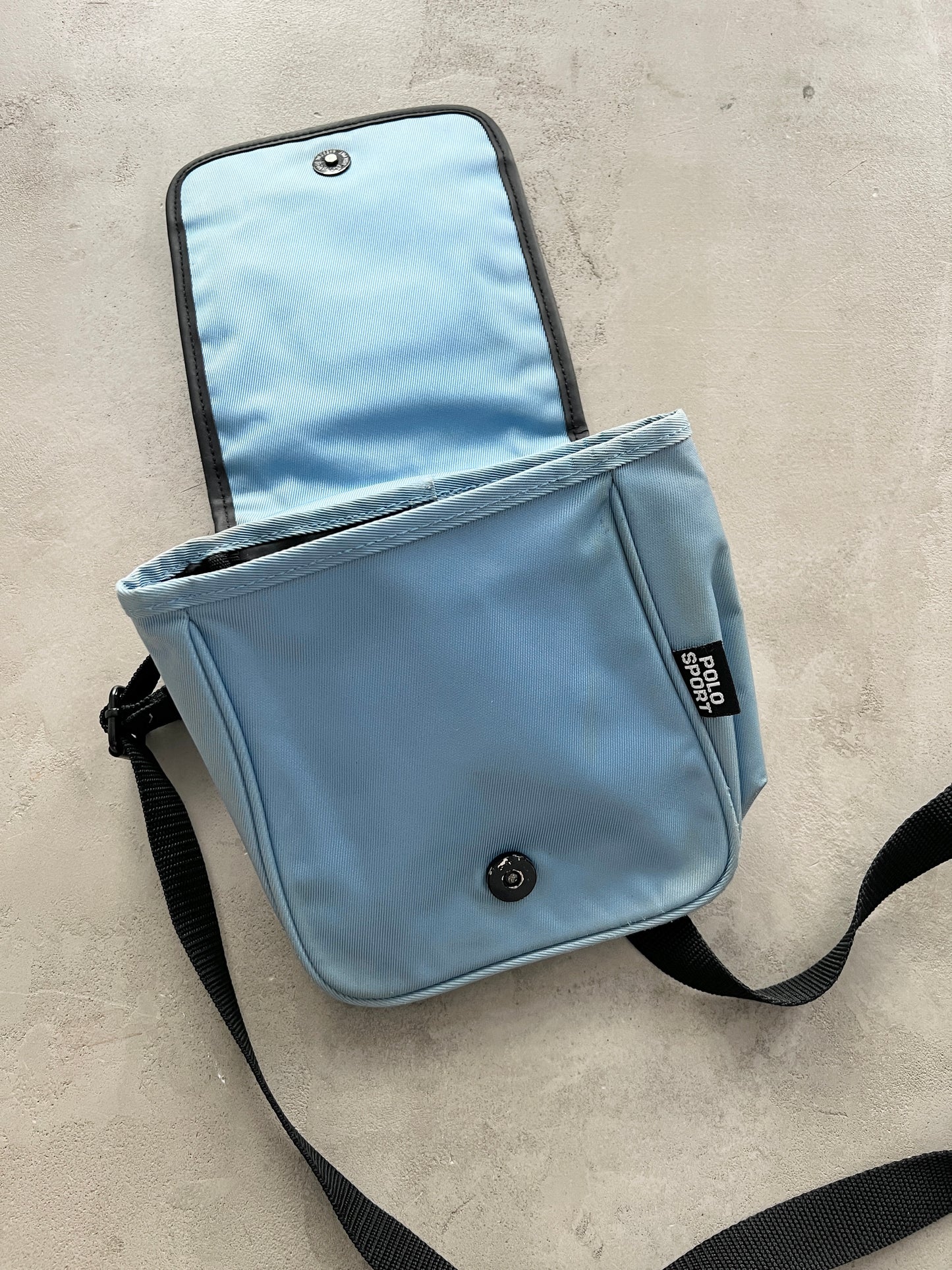 BABY BLUE POLO SPORTS BAG - 2000S