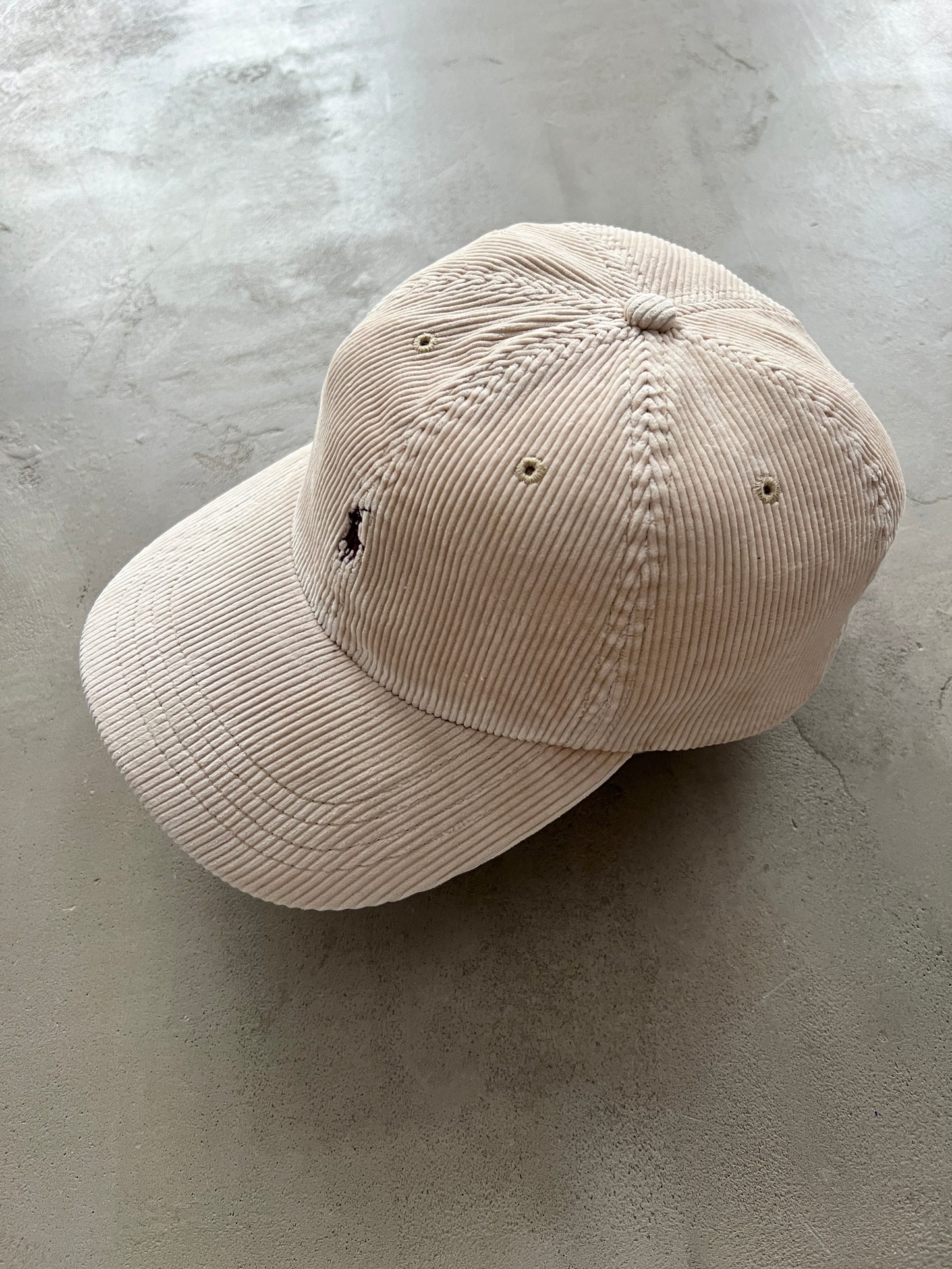 LIGHT BEIGE RALPH LAUREN CAP - 1990S