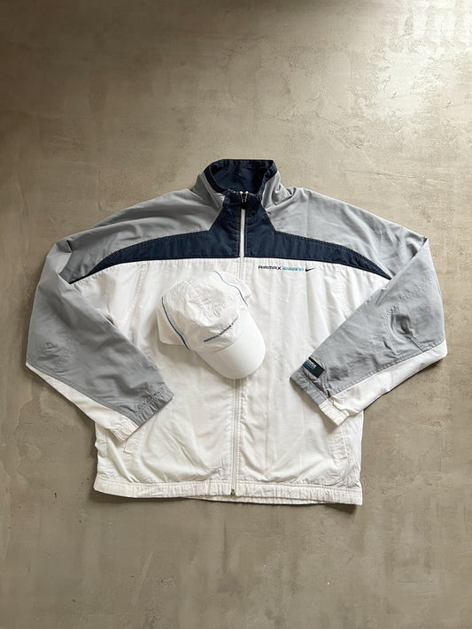 WHITE AIR MAX TRACK JACKET - 2000S - L/M