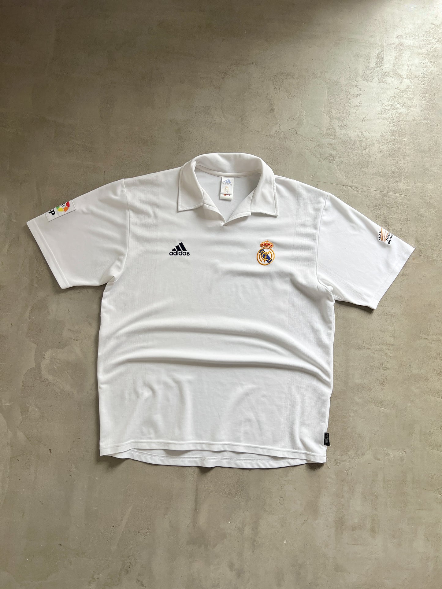 WHITE REAL MADRID POLO - 2000S - XL