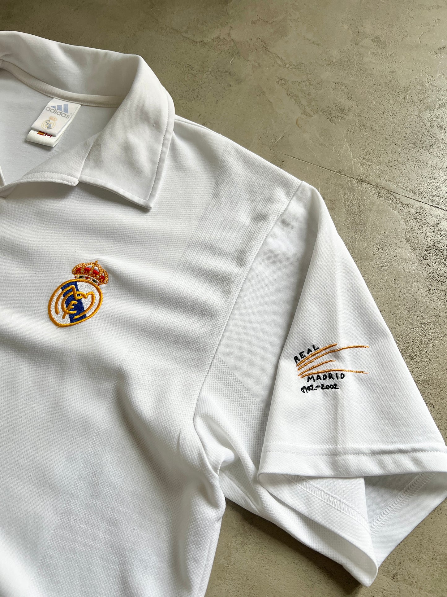 WHITE REAL MADRID POLO - 2000S - XL