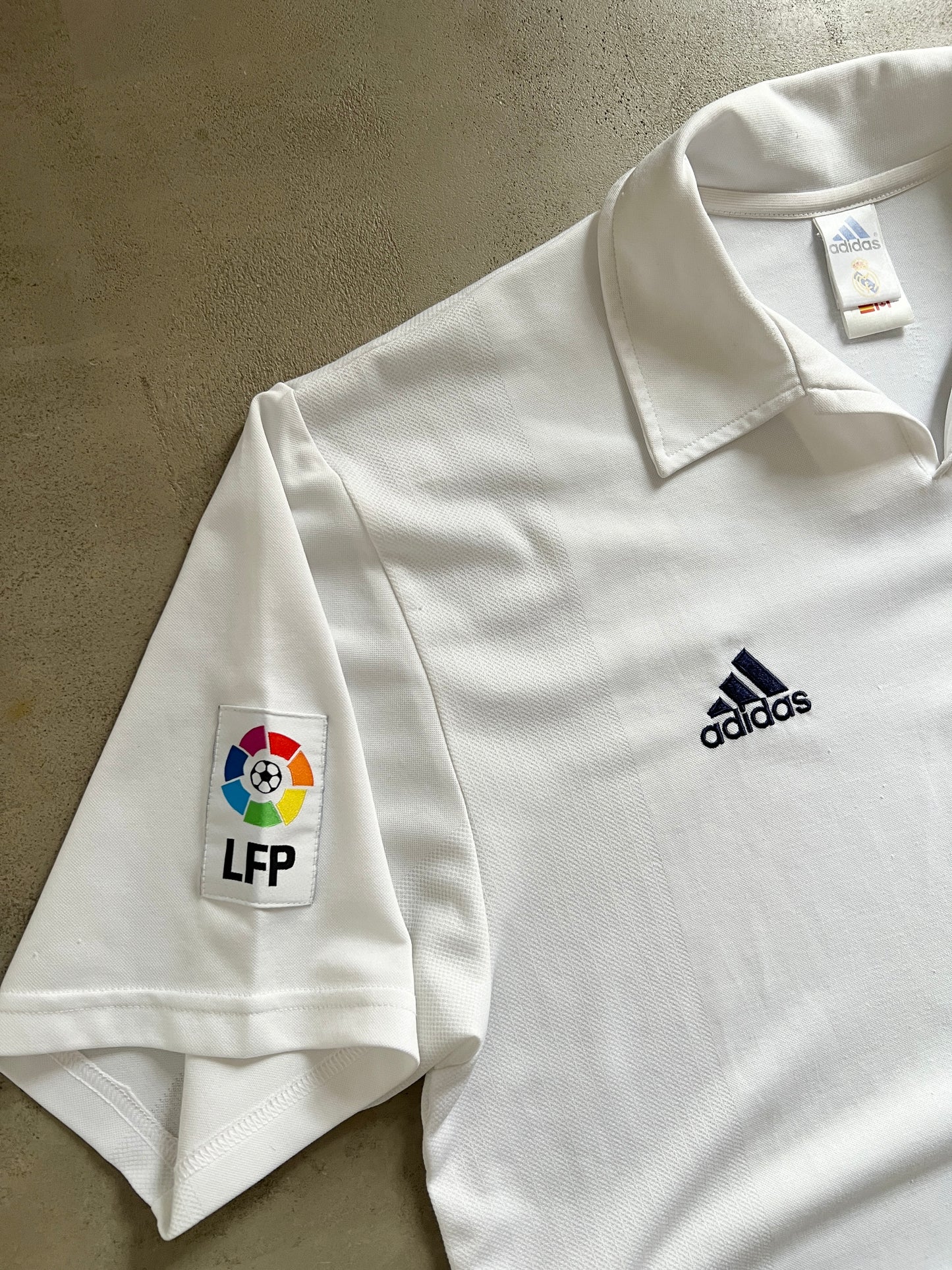 WHITE REAL MADRID POLO - 2000S - XL