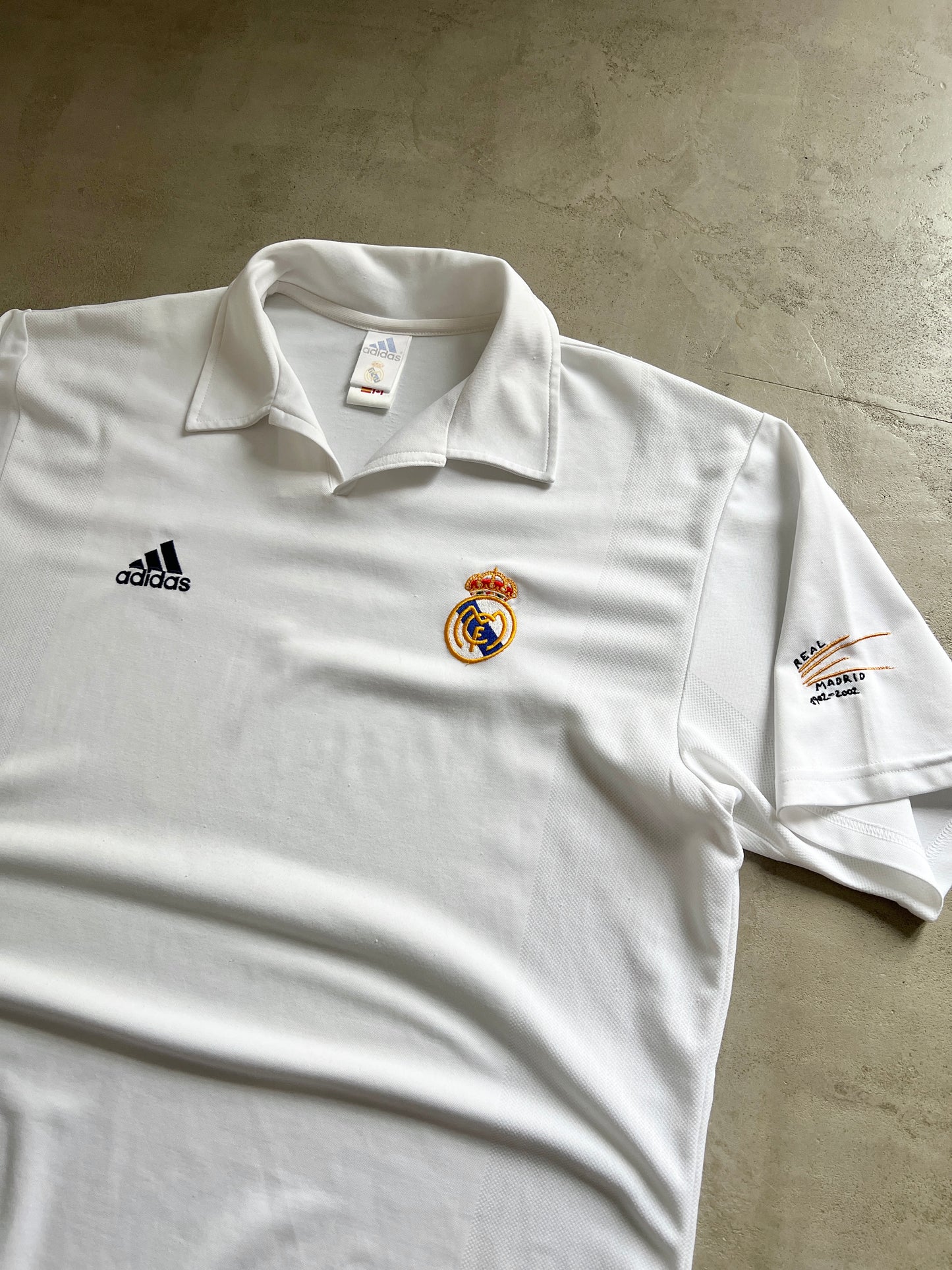 WHITE REAL MADRID POLO - 2000S - XL