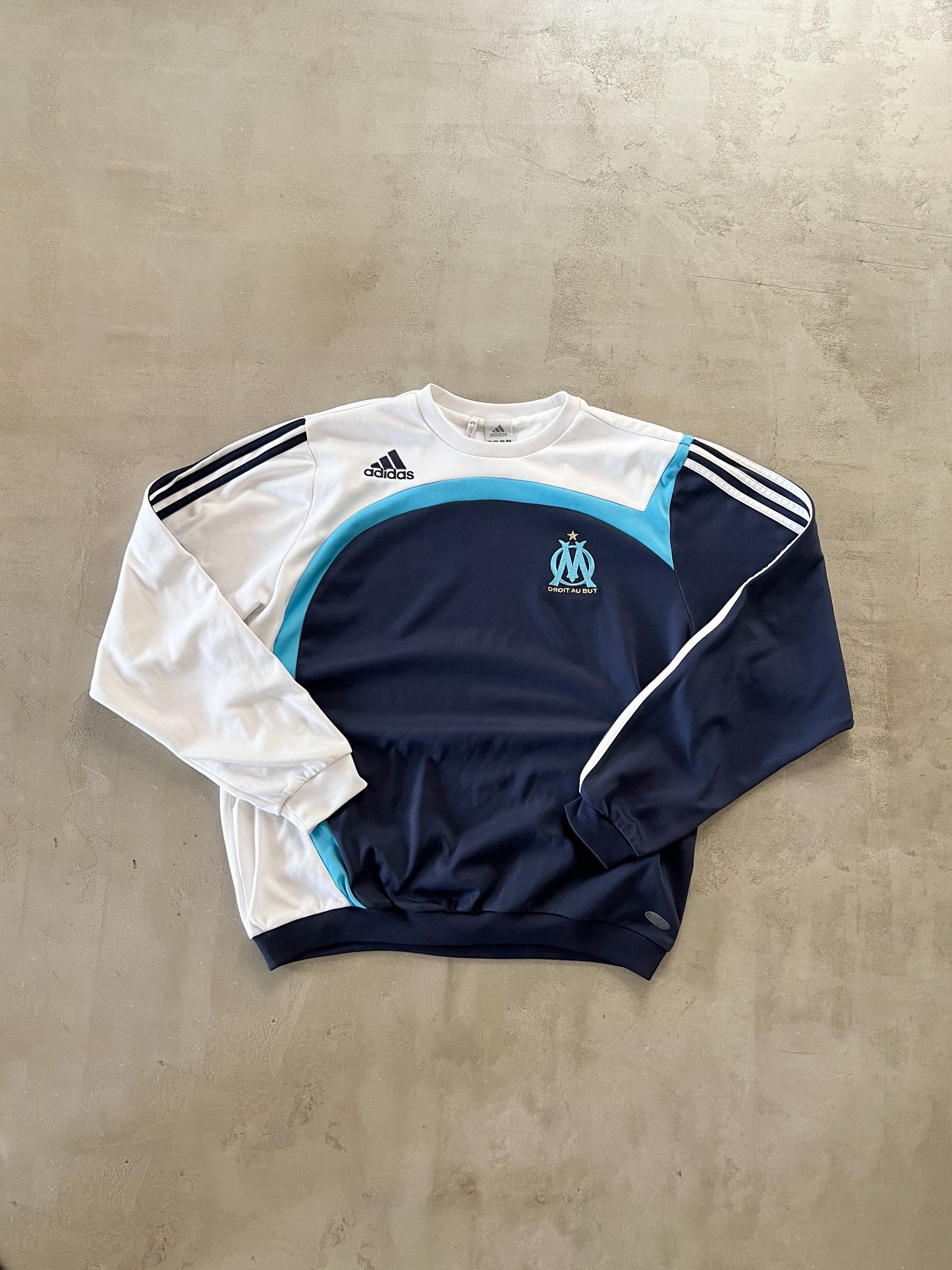 NAVY/BABY BLUE MARSEILLE LONGSLEEVE - 2000S - M