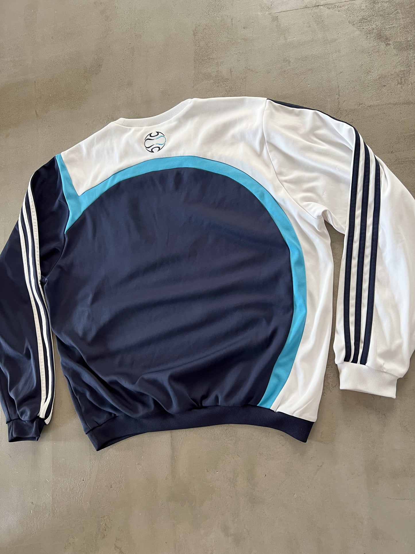 NAVY/BABY BLUE MARSEILLE LONGSLEEVE - 2000S - M