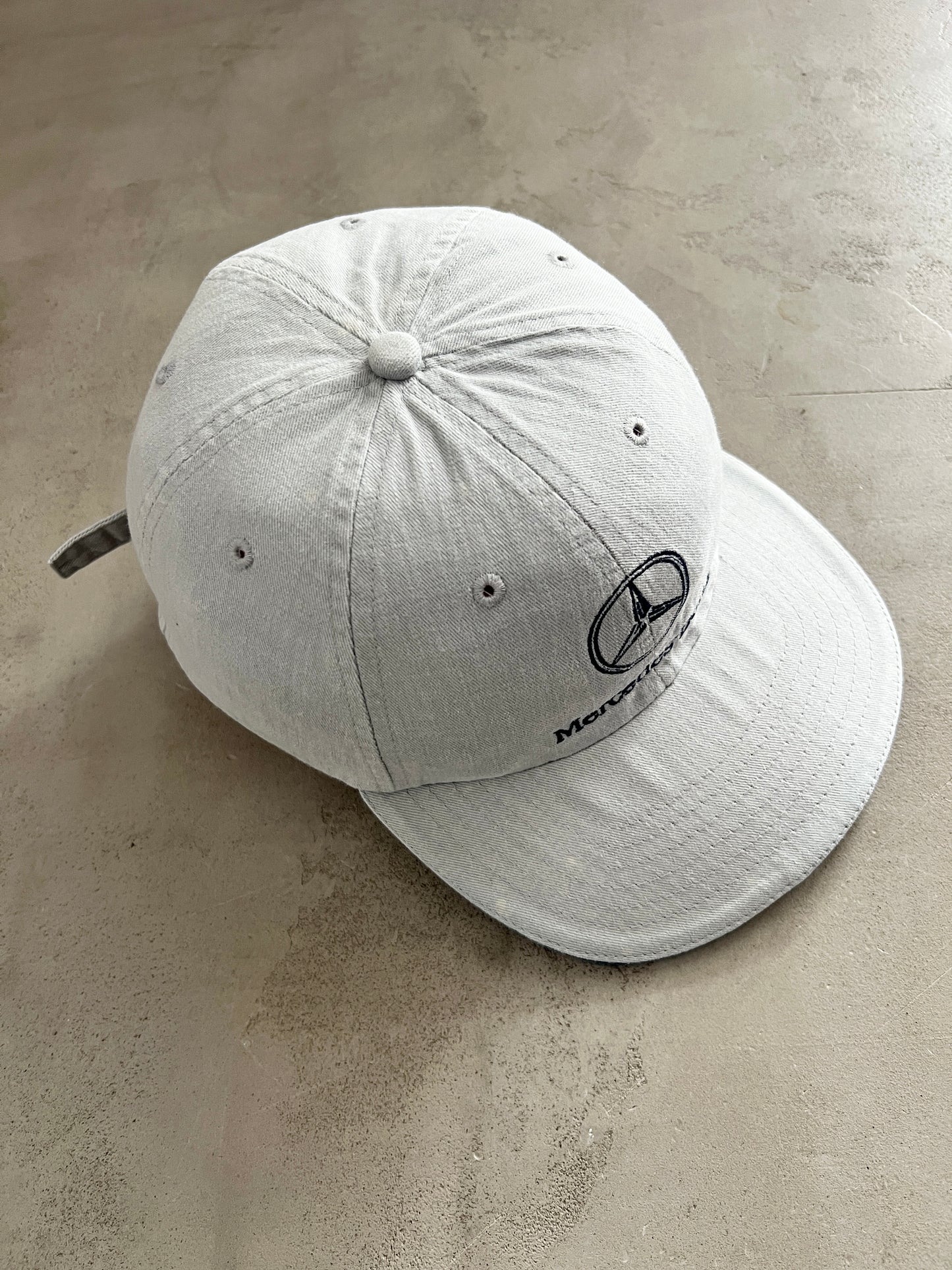 GREY MERCEDES BENZ CAP - 1990S