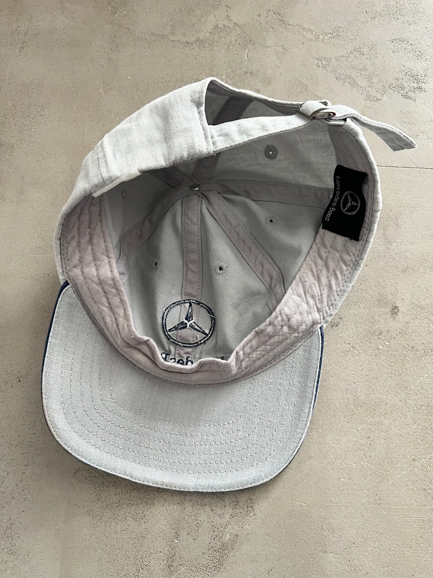 GREY MERCEDES BENZ CAP - 1990S