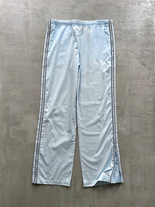 BABY BLUE NIKE TRACK PANTS - 2000S - WMNS S