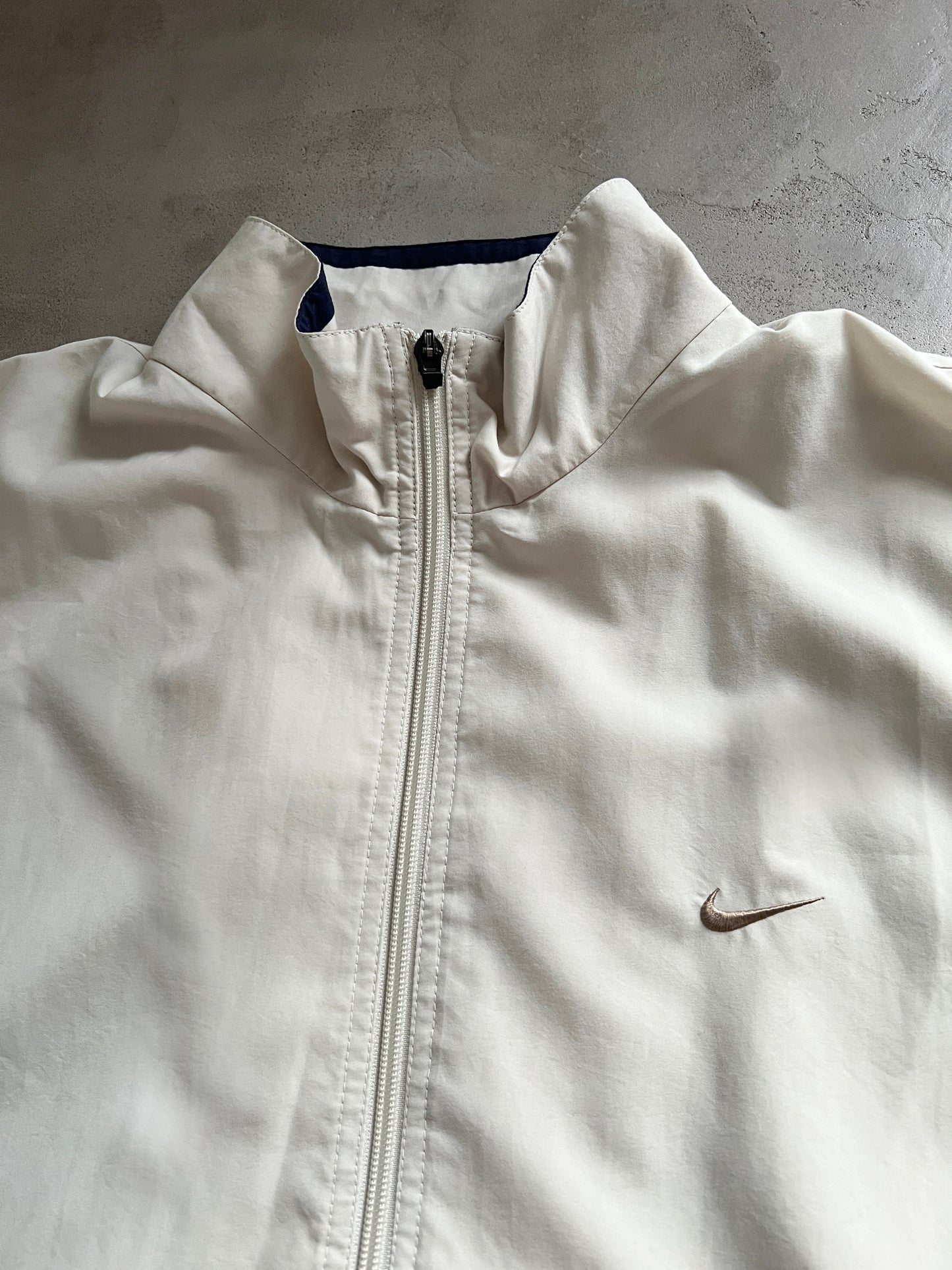 CREME NIKE TRACK JACKET - 2000S - XL