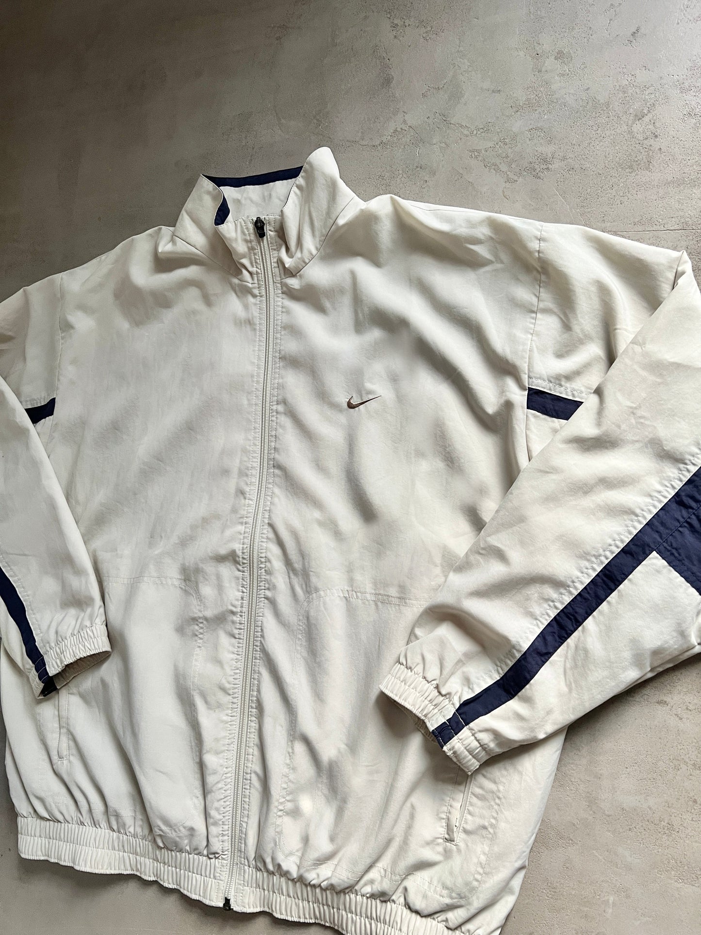 CREME NIKE TRACK JACKET - 2000S - XL