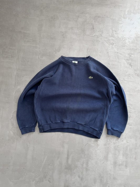 NAVY LACOSTE SWEATER - 2000S - M