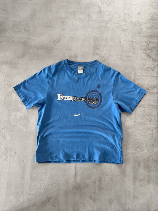BLUE INTER MILAN NIKE TEE - 2000S - S