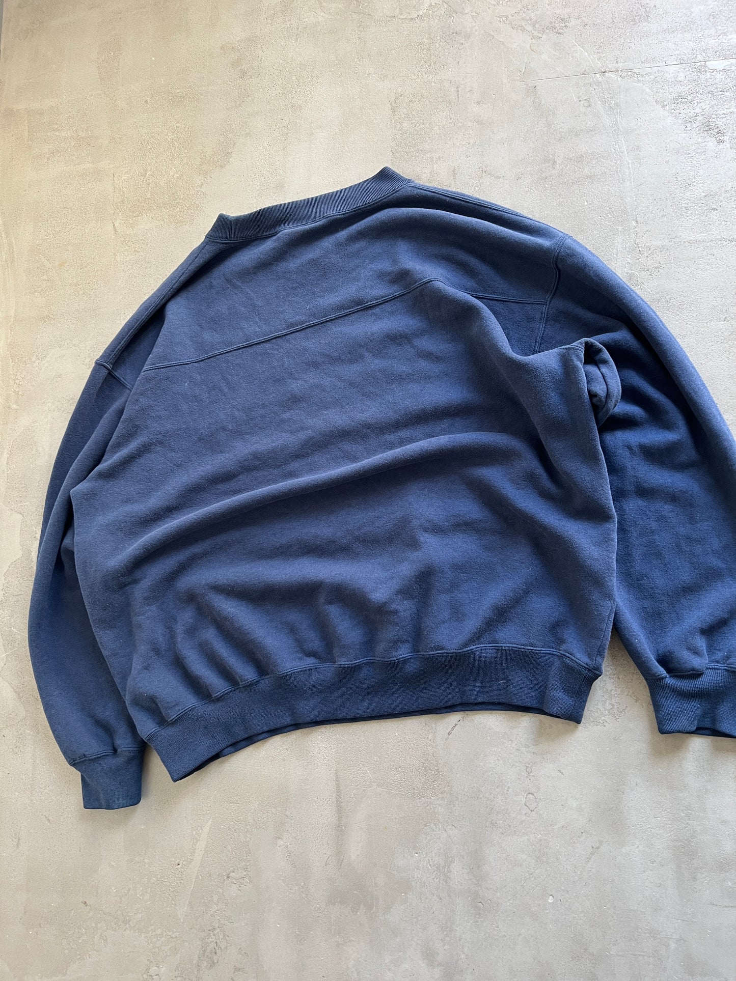 NAVY YANKEES SWEATER - 1990S - L