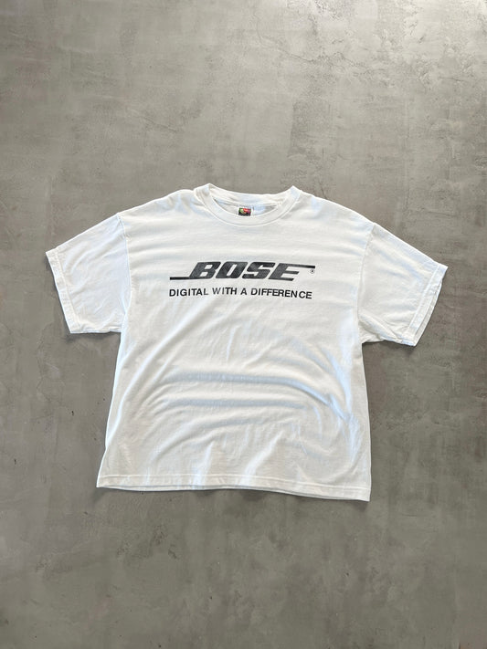 WHITE BOSE TEE - 2000S - M