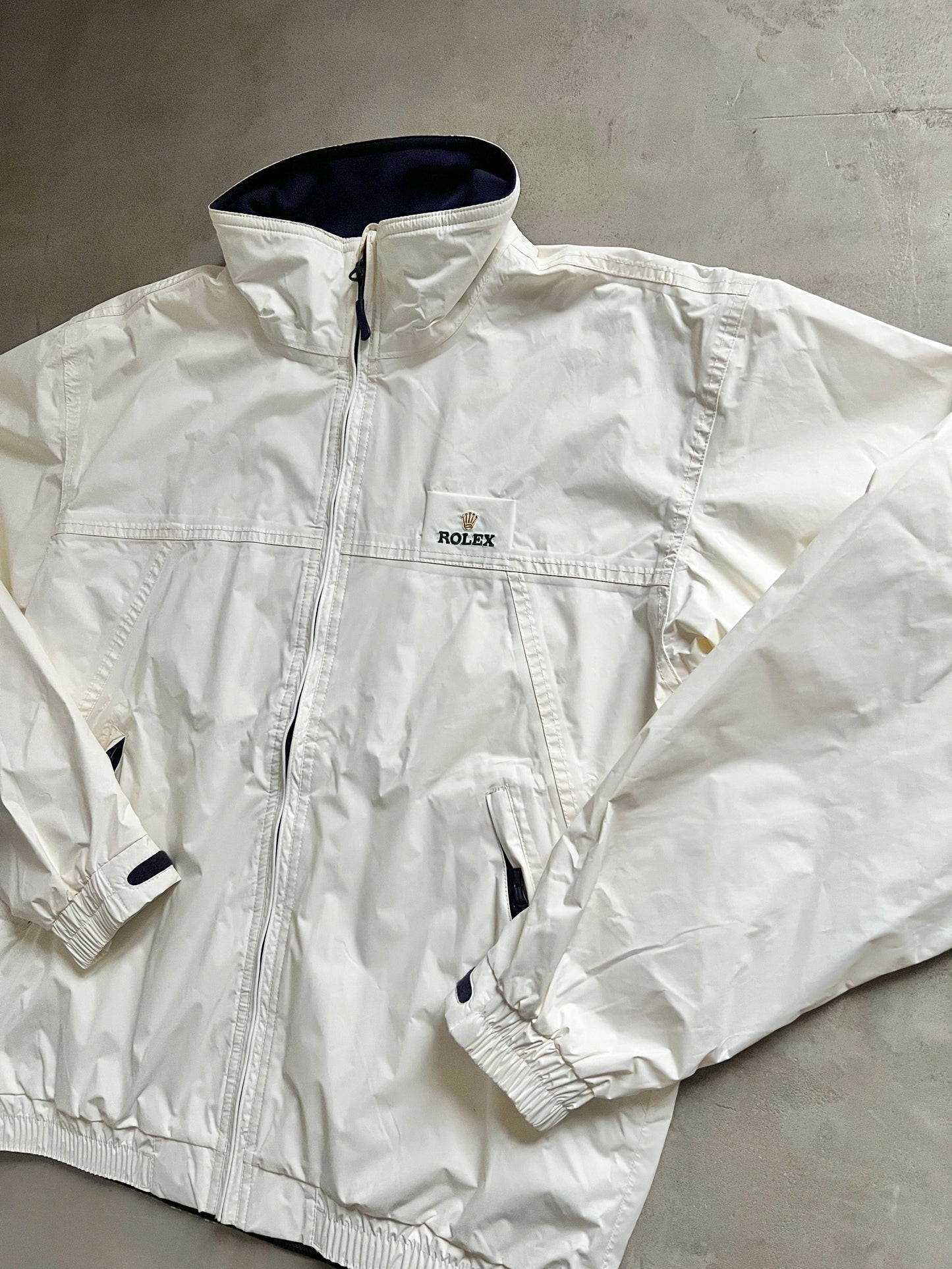 CREME ROLEX YACHT JACKET - 2000S - M