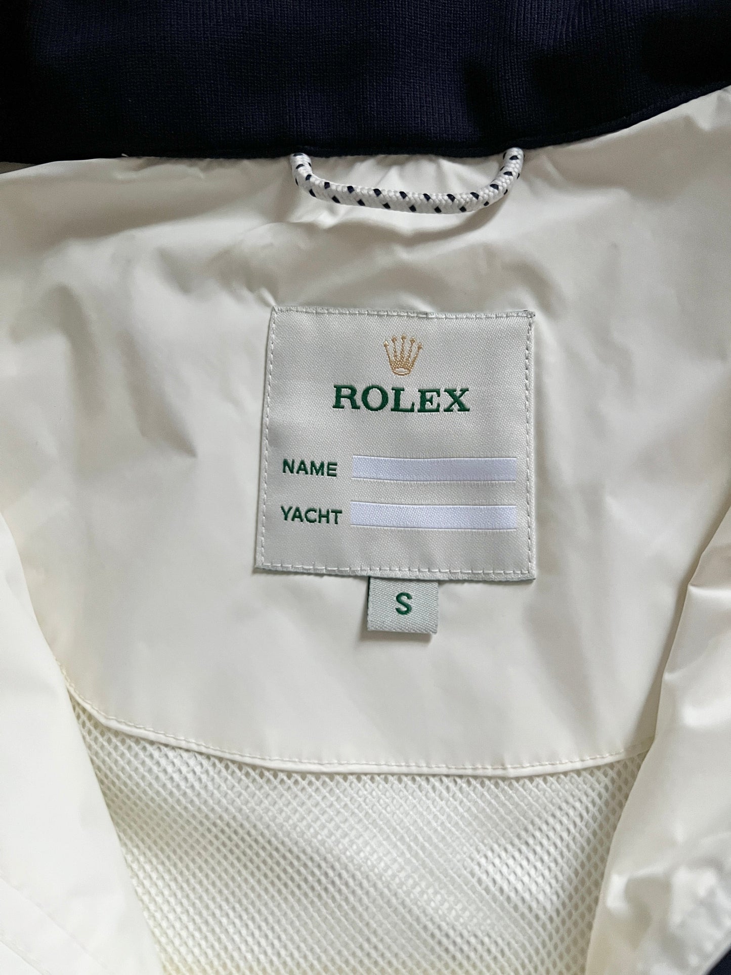 CREME ROLEX YACHT JACKET - 2000S - M