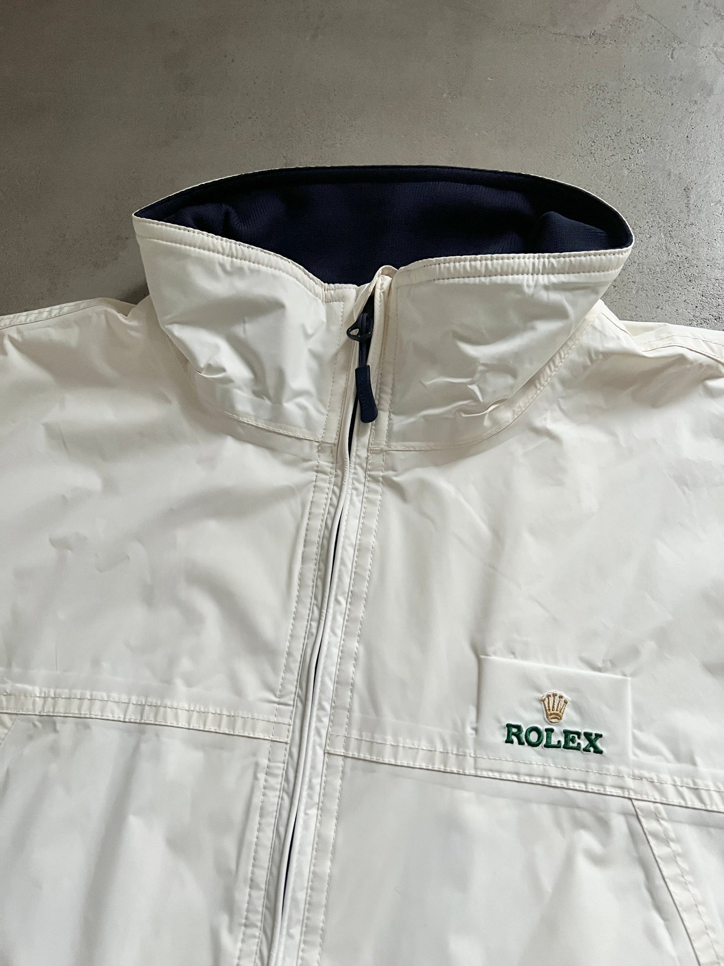 CREME ROLEX YACHT JACKET - 2000S - M