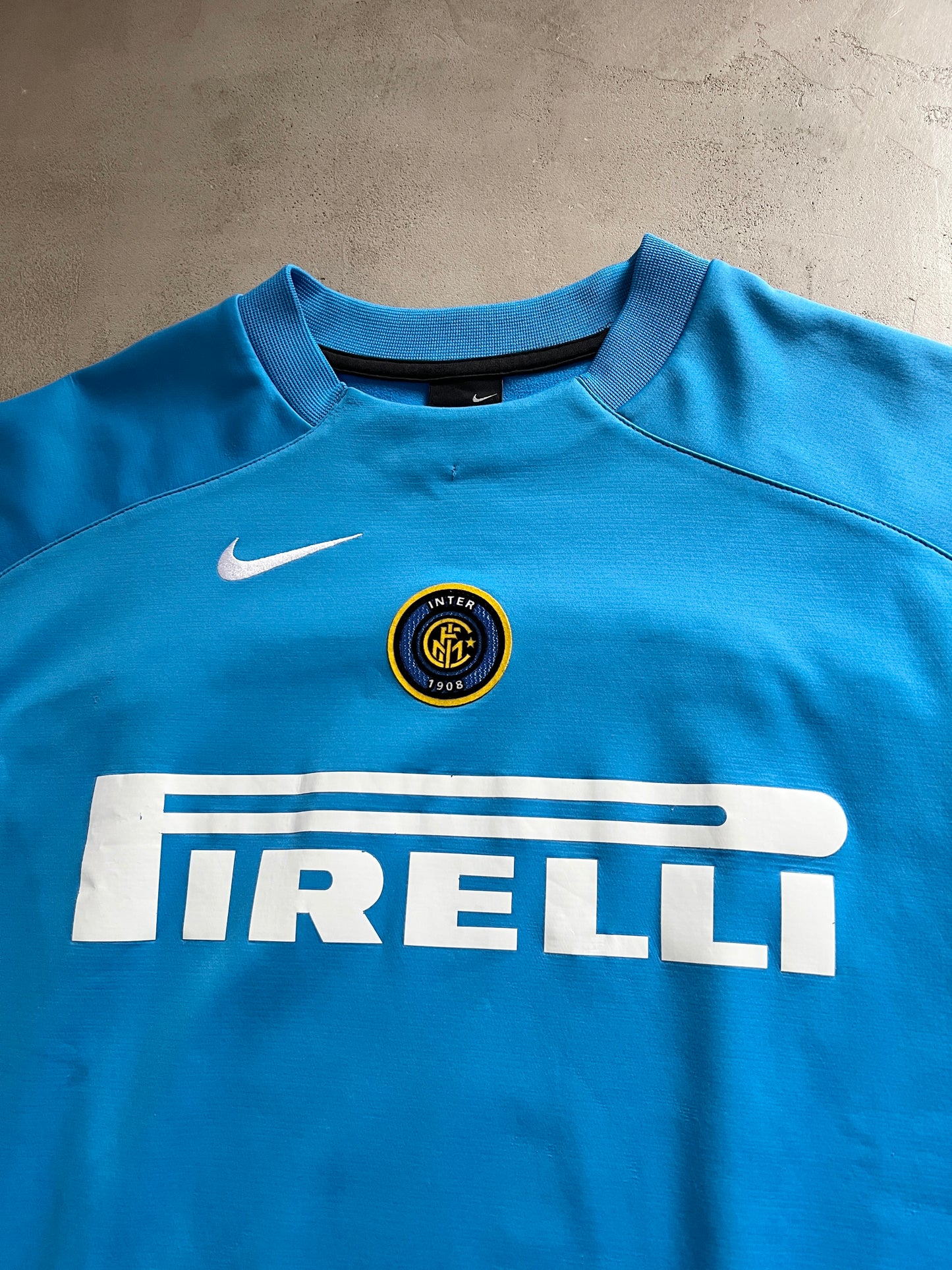 BABY BLUE INTER MILAN SWEATER - 2000S - S