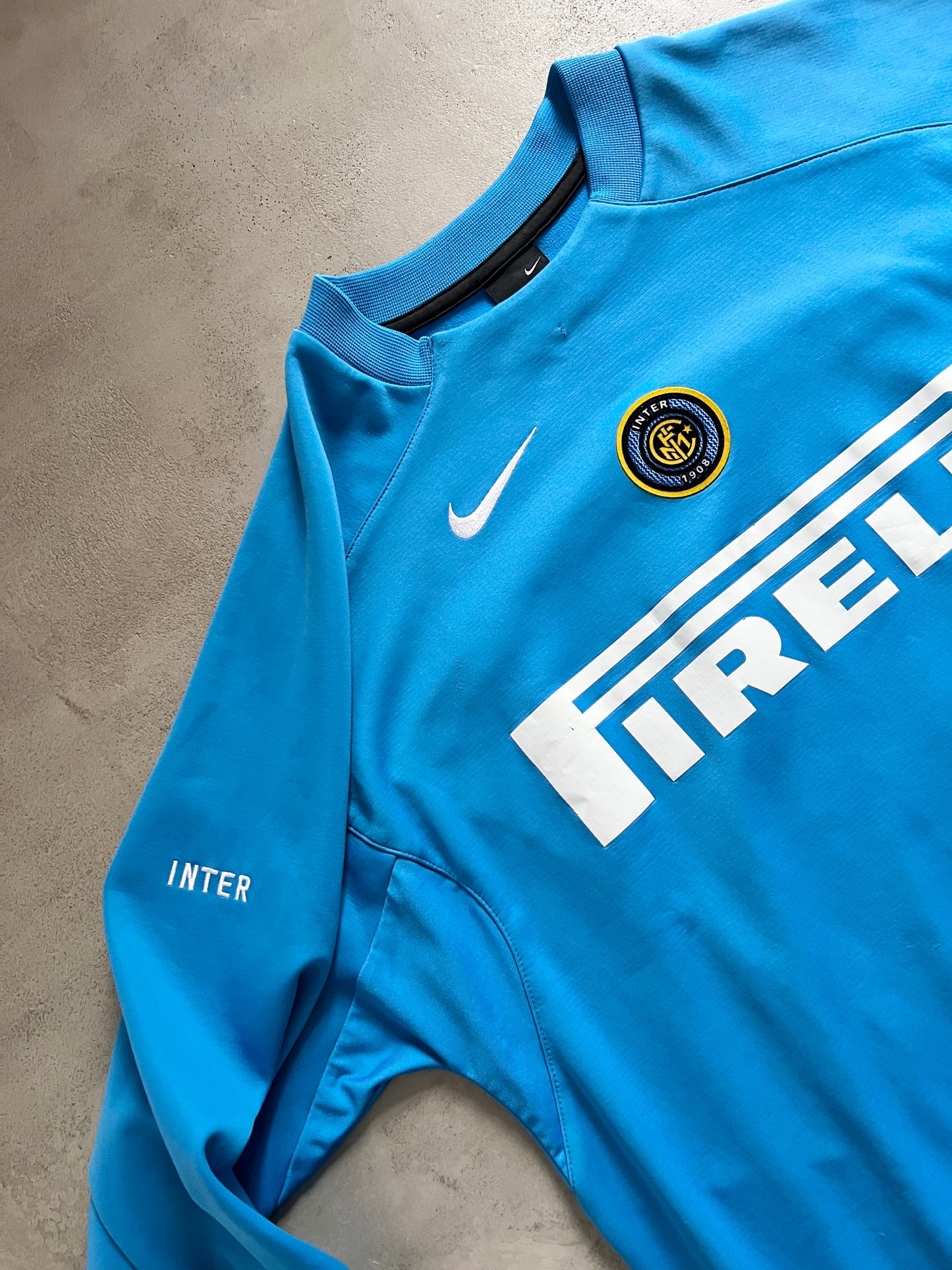 BABY BLUE INTER MILAN SWEATER - 2000S - S