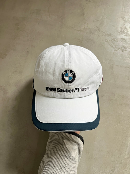 WHITE BMW RACING CAP - 2000S