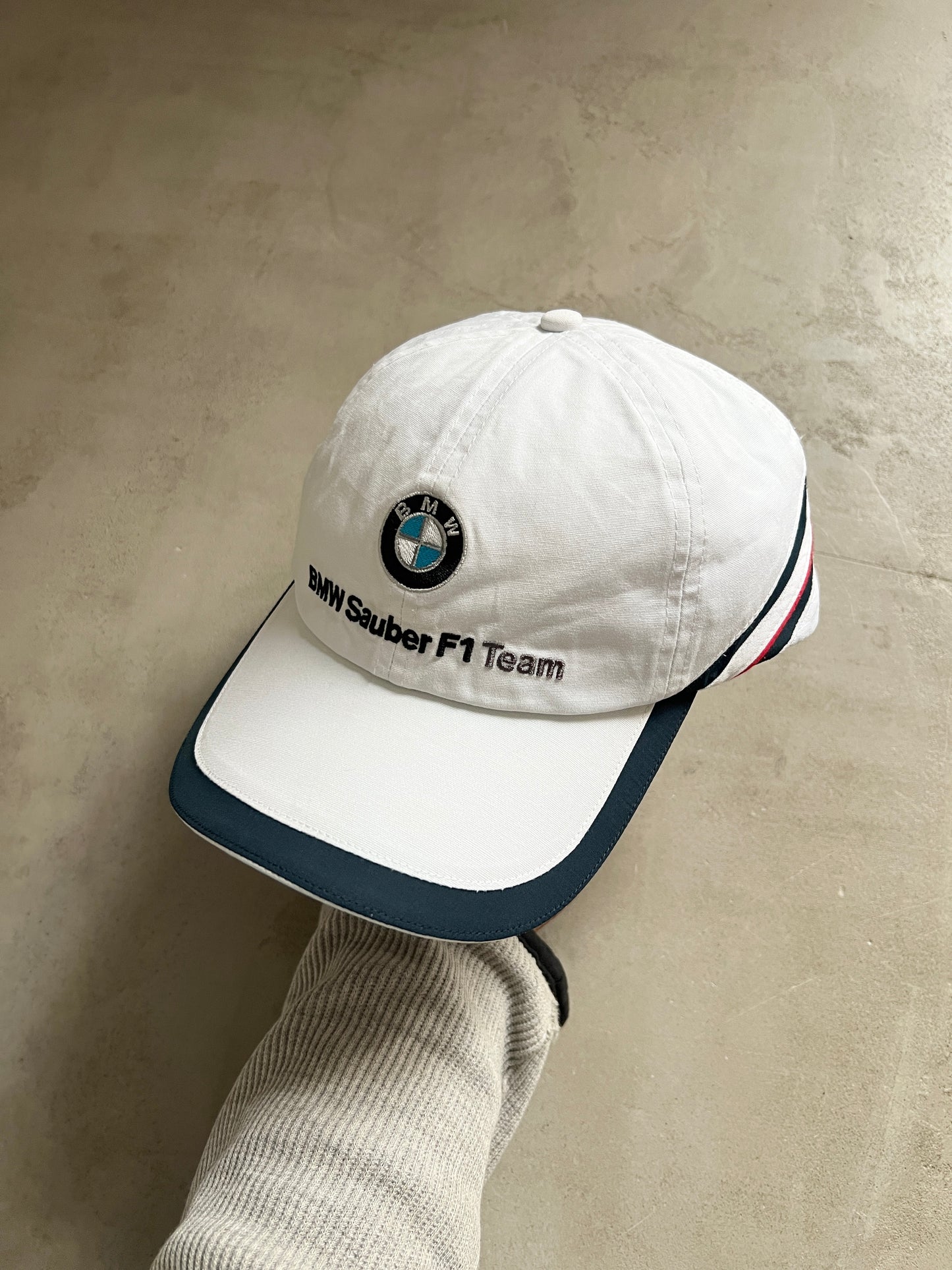 WHITE BMW RACING CAP - 2000S