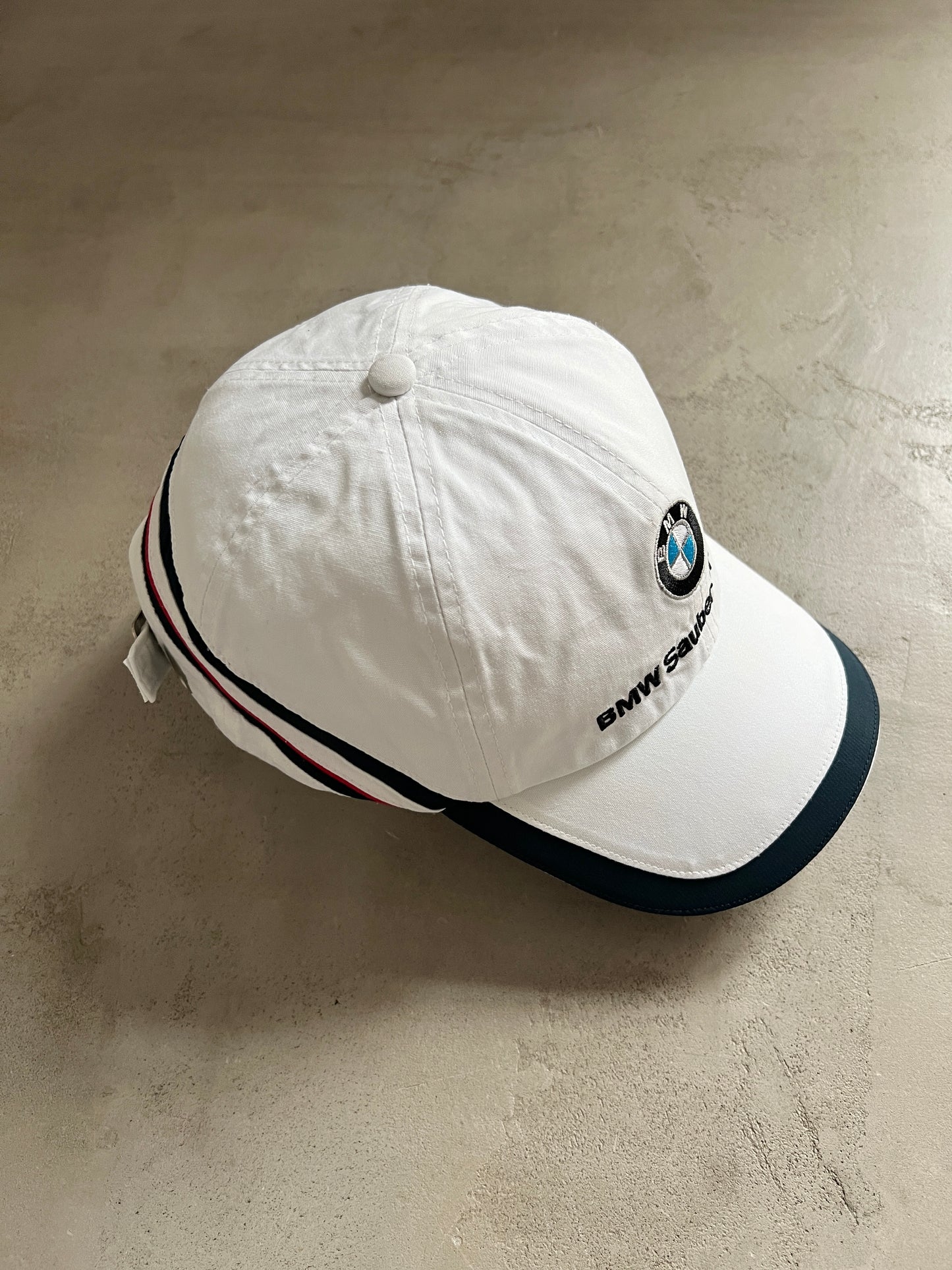 WHITE BMW RACING CAP - 2000S