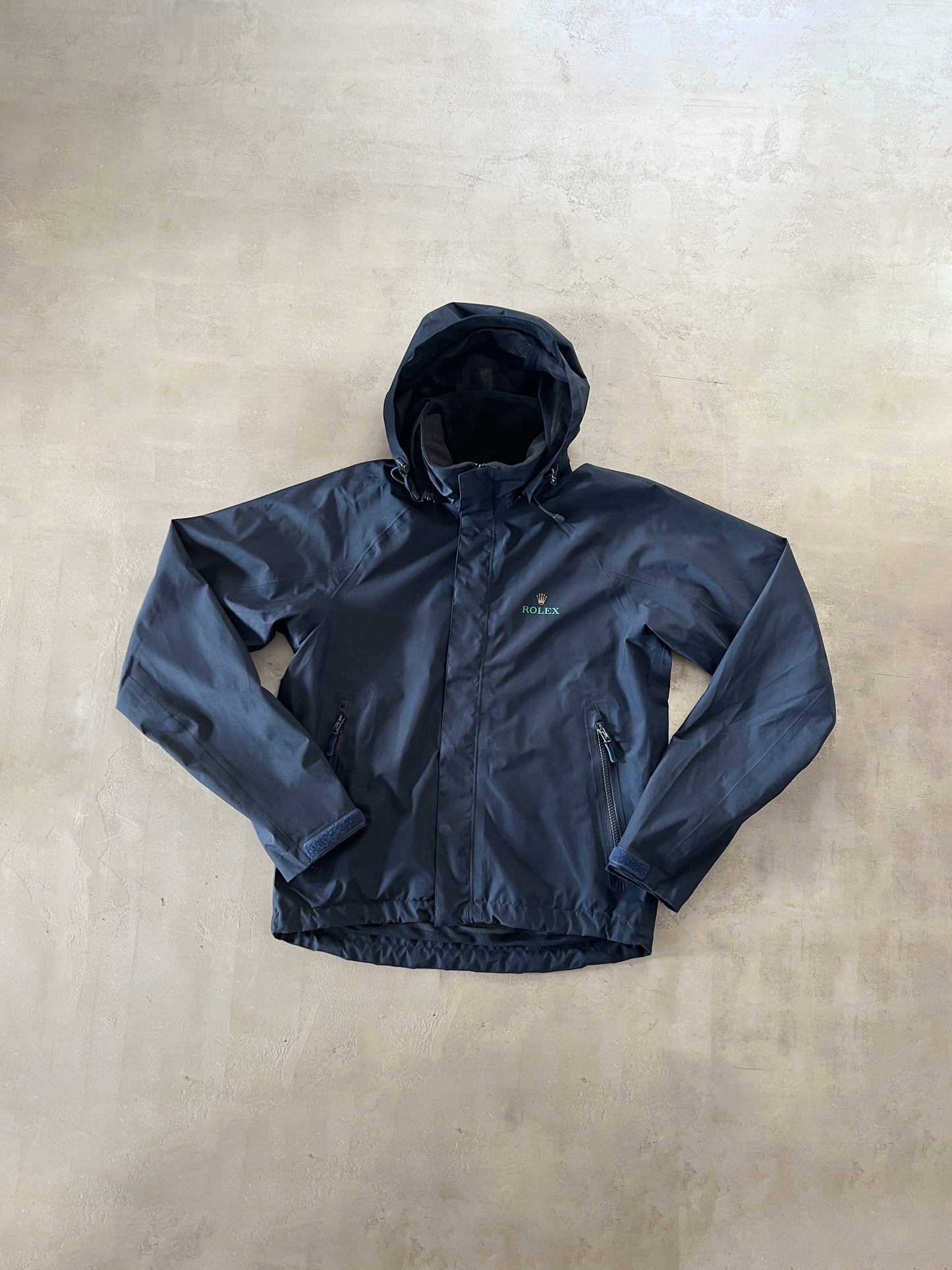 NAVY ROLEX GORE-TEX JACKET - 2000S - M