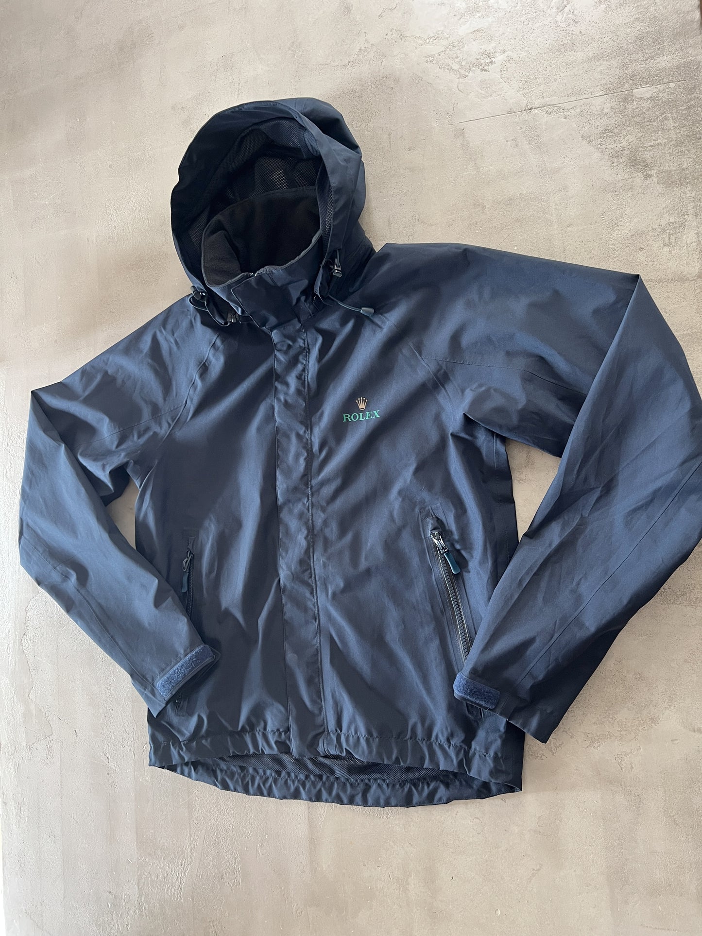 NAVY ROLEX GORE-TEX JACKET - 2000S - M