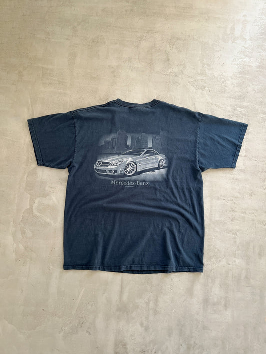 FADED NAVY MERCEDES BENZ SL TEE - 2000S - XL