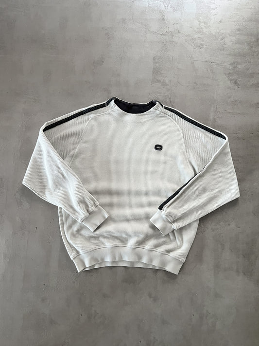 CREME NIKE KNIT SWEATER - 2000S - M
