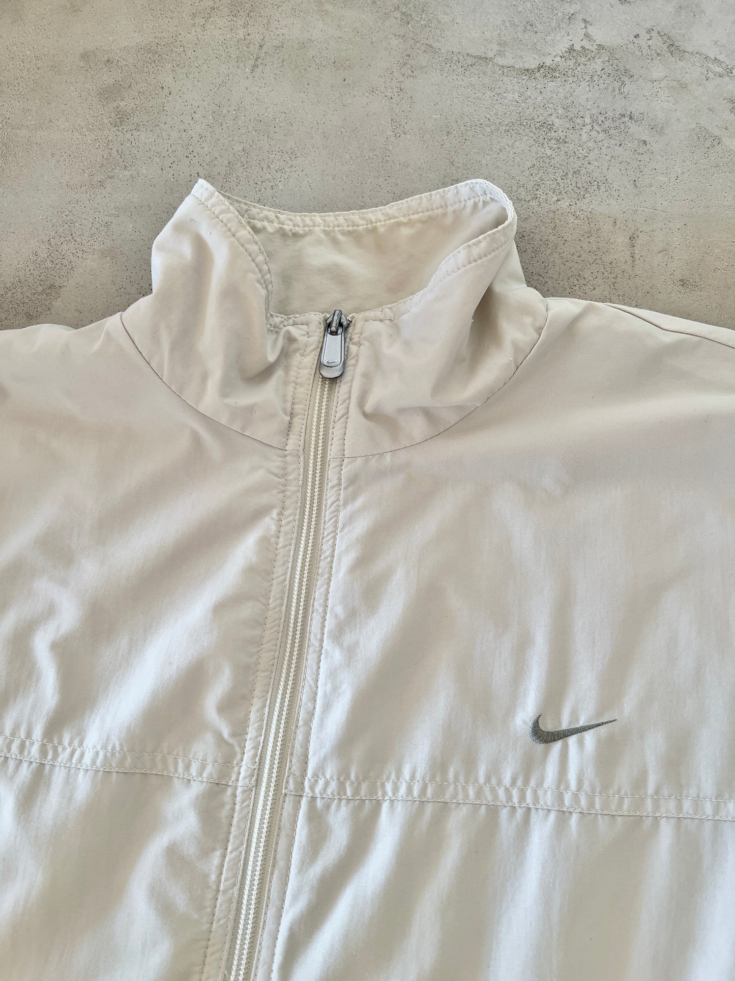 CREME NIKE TRACK JACKET - 2000S - L