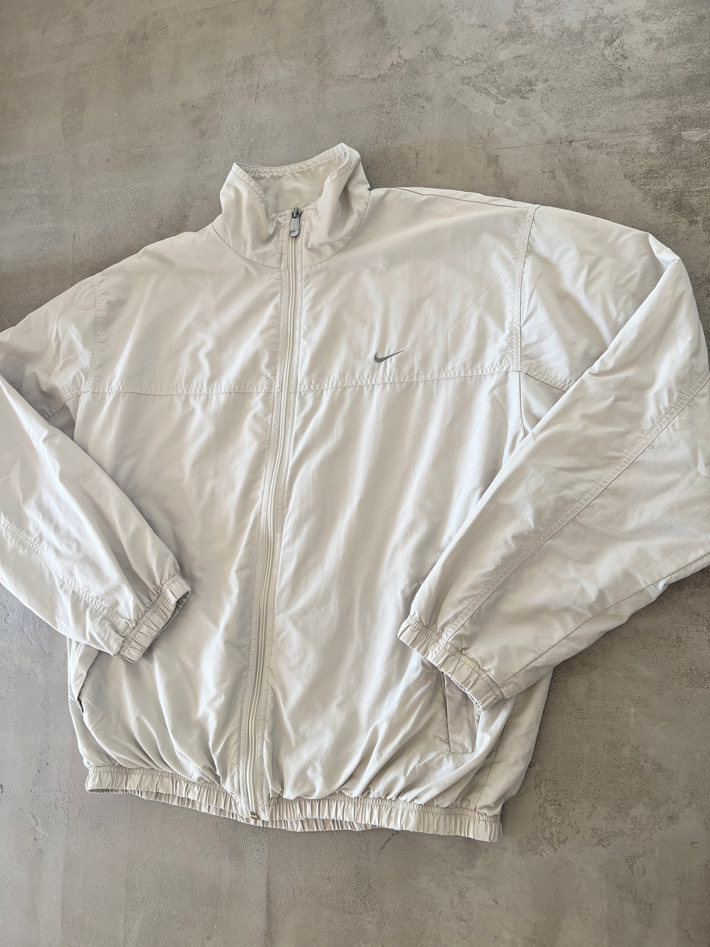 CREME NIKE TRACK JACKET - 2000S - L