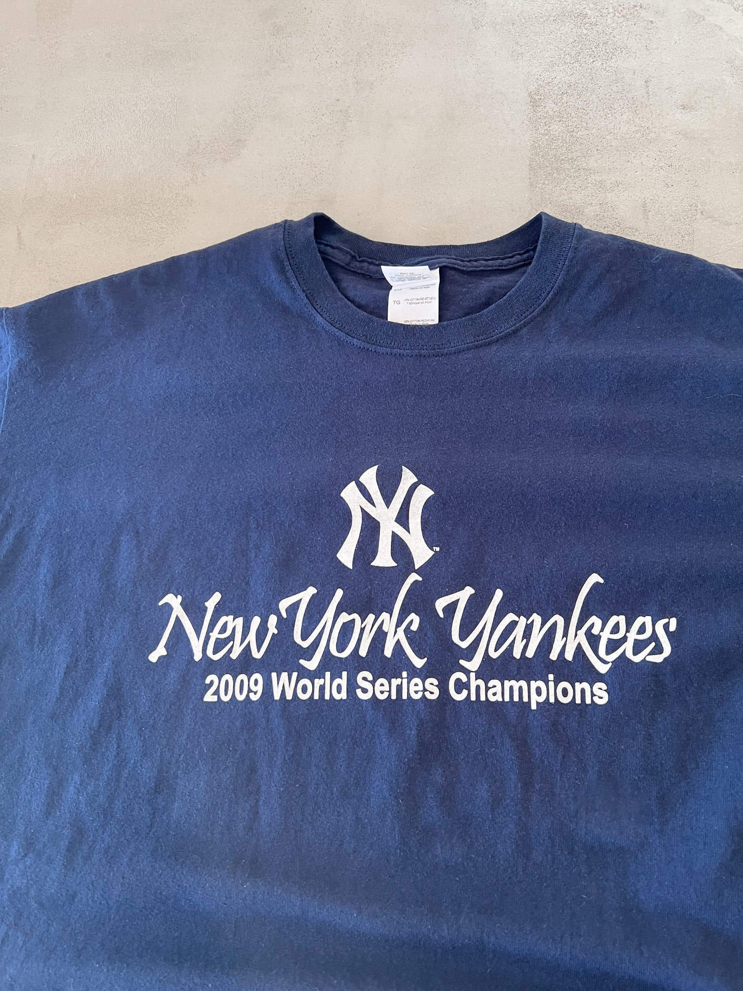 NAVY YANKEES TEE - 2000S - XL