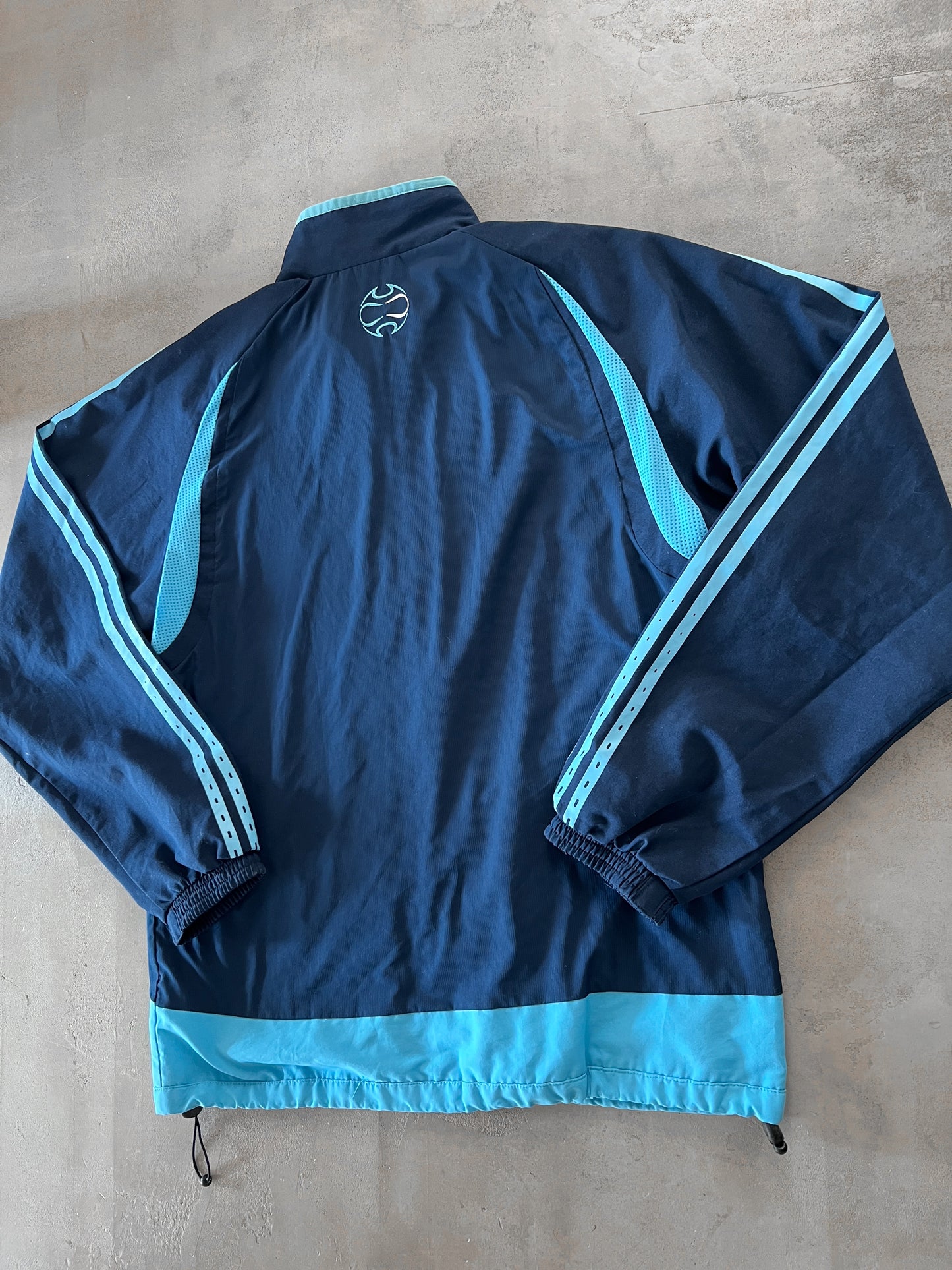 NAVY/BABY BLUE MARSEILLE TRACK JACKET - 2000S - L