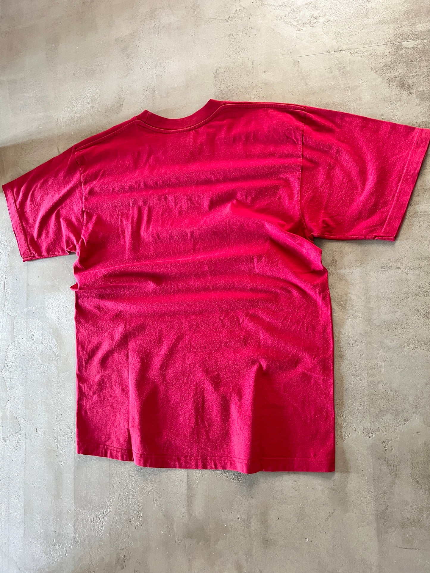 RED FC BARCELONA NIKE TEE - 1990S - M