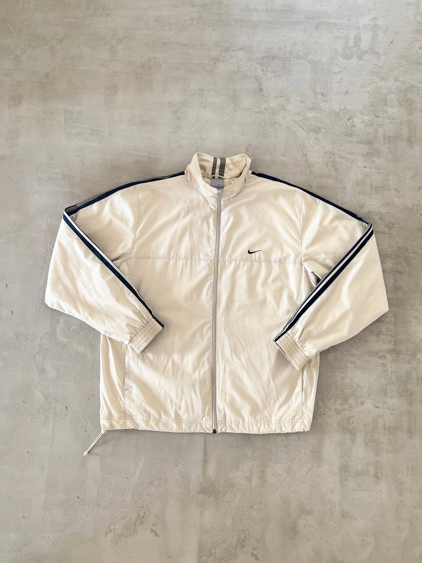 CREME NIKE TRACK JACKET - 2000S - M