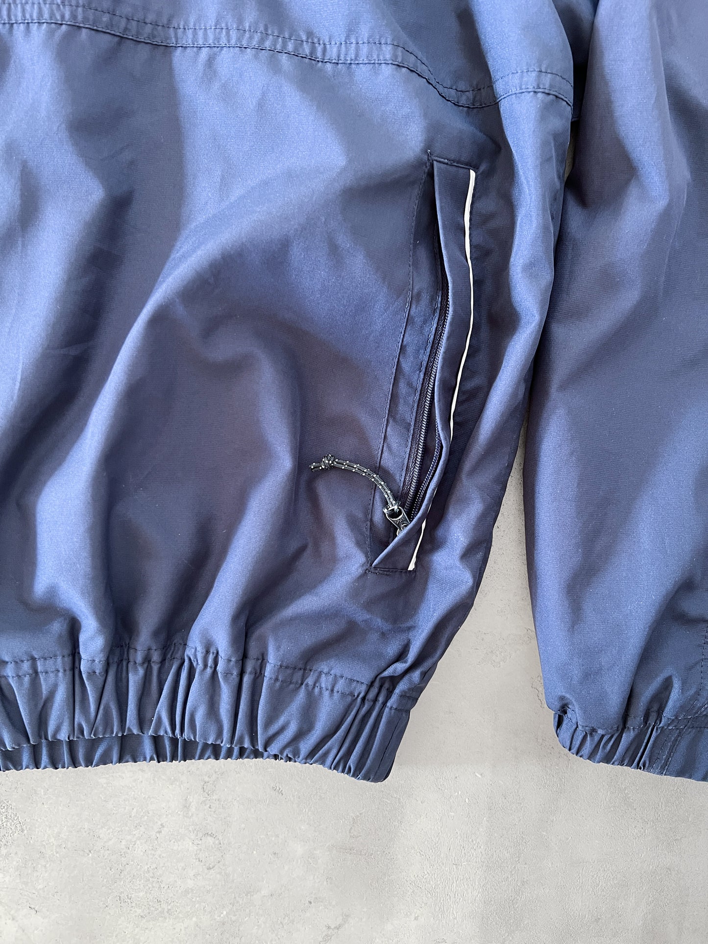 NAVY YANKEES TRACK JACKET - 2000S - L