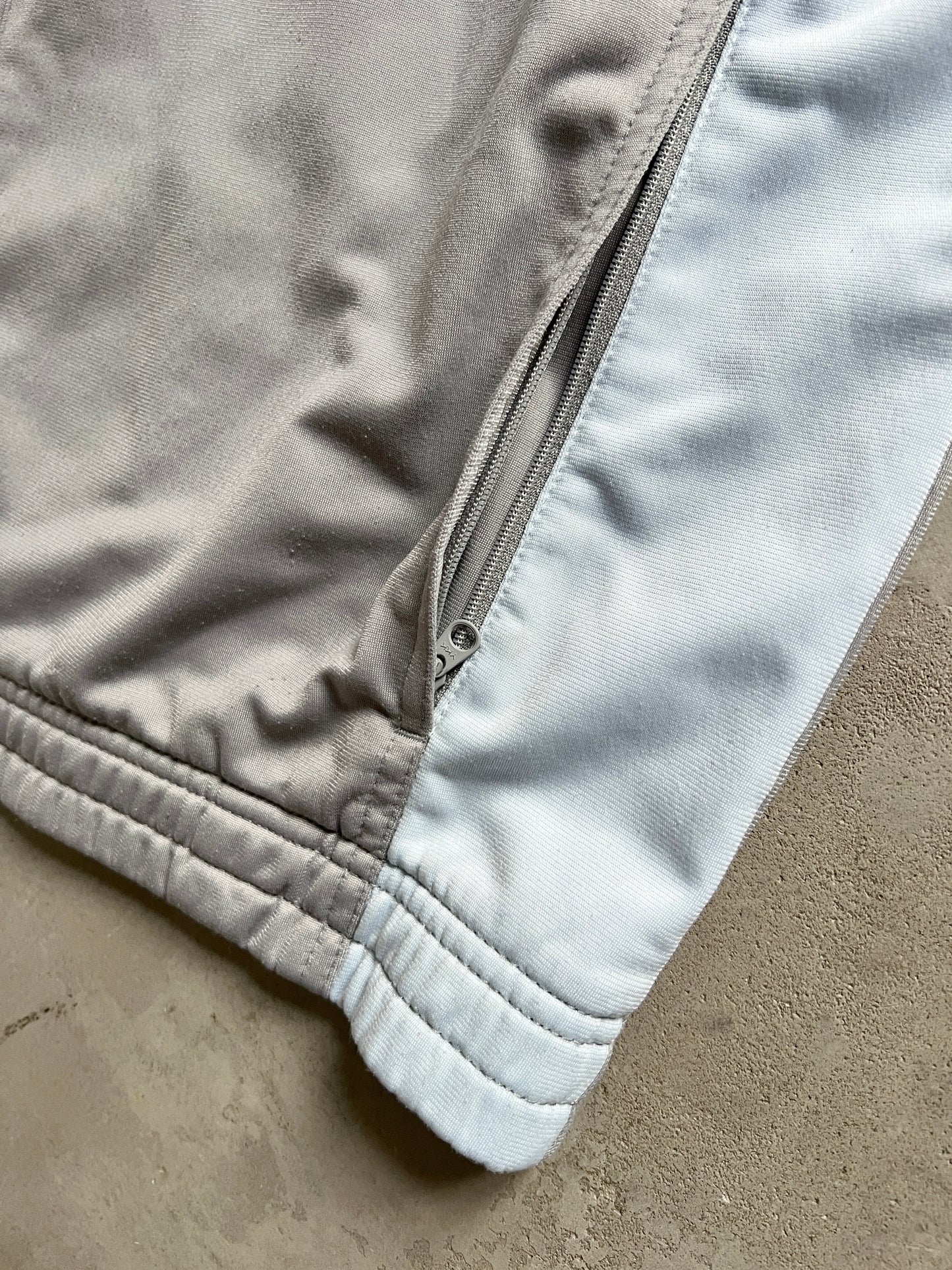 GREY/BABY BLUE NIKE TRACK JACKET - 2000S - L