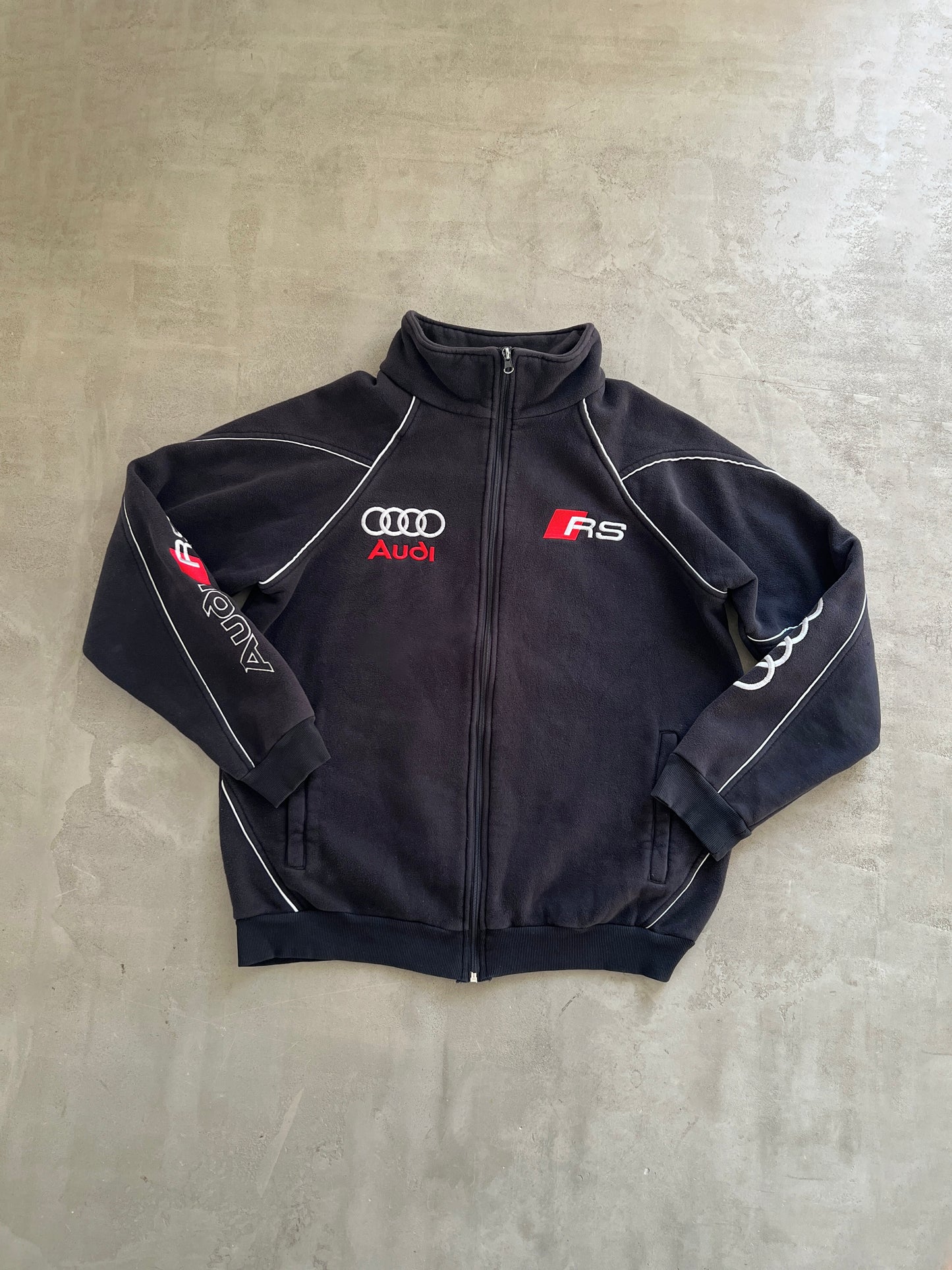 BLACK AUDI RS FLEECE - 2000S - L