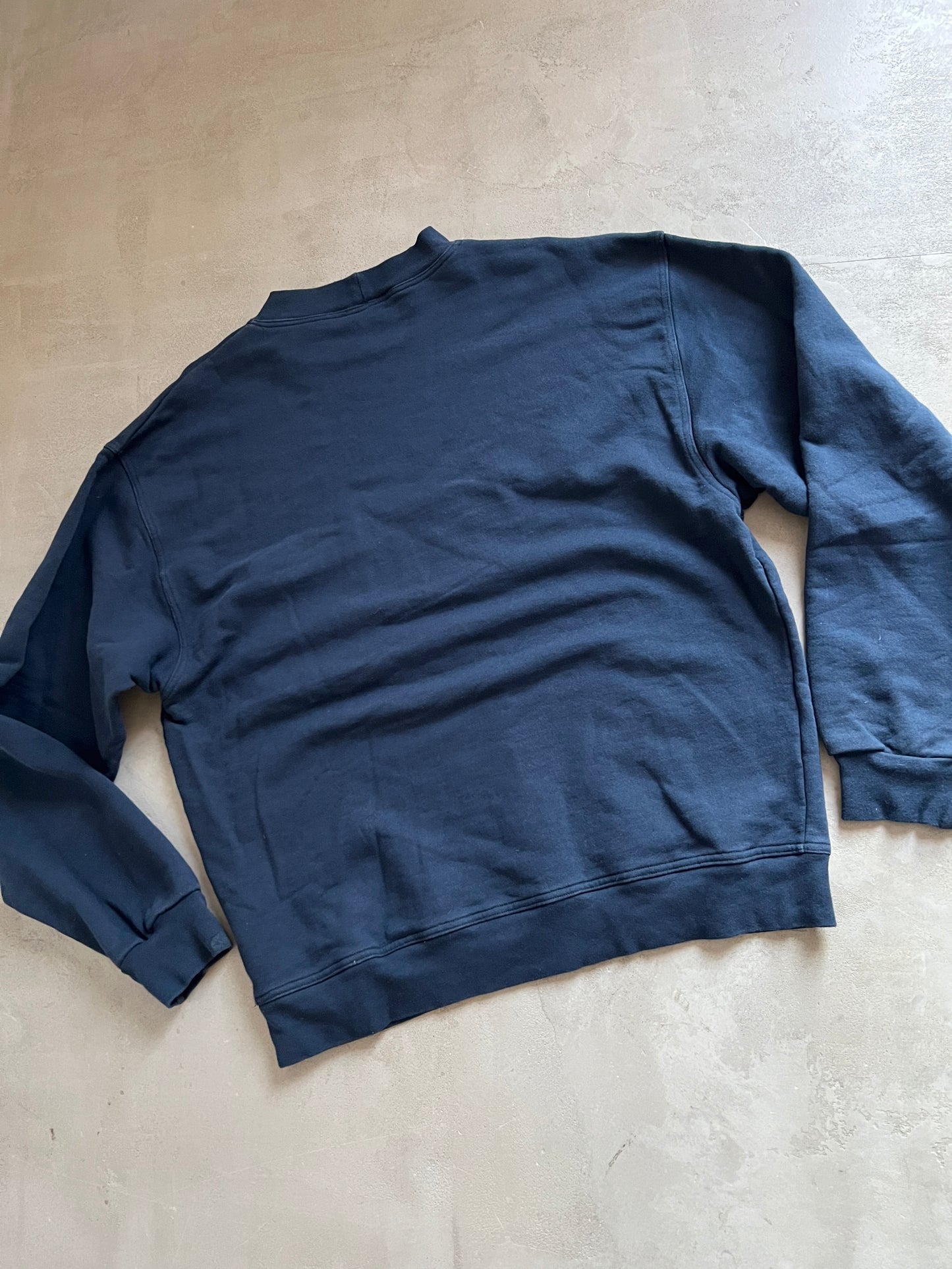 NAVY MERCEDES BENZ SWEATER - 2000S - M