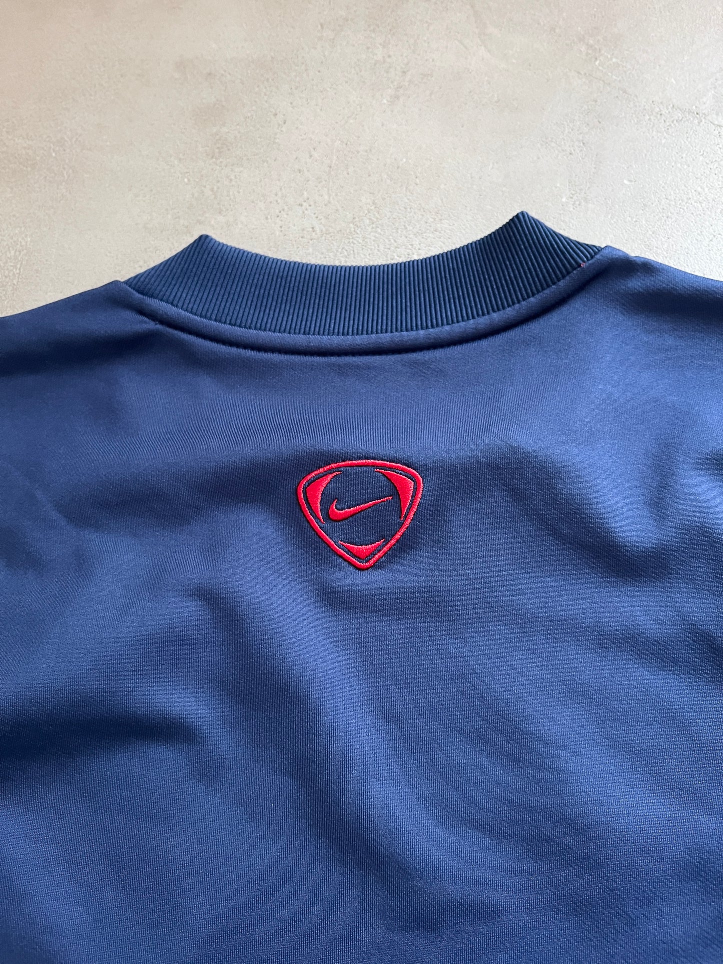 NAVY FC BARCELONA NIKE SWEATER - 2000S - M