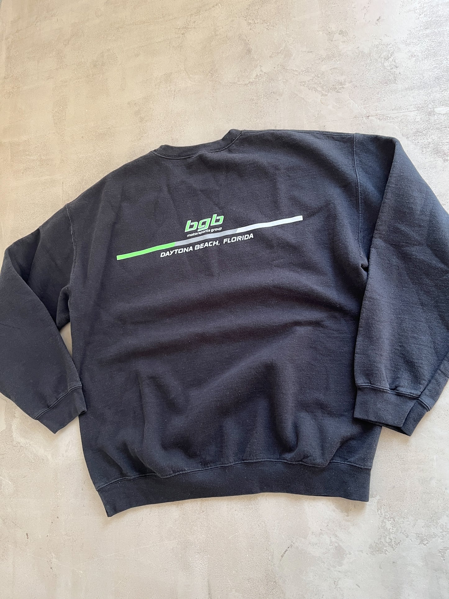 BLACK PORSCHE X BGB MOTORSPORTS SWEATER - 2000S - M