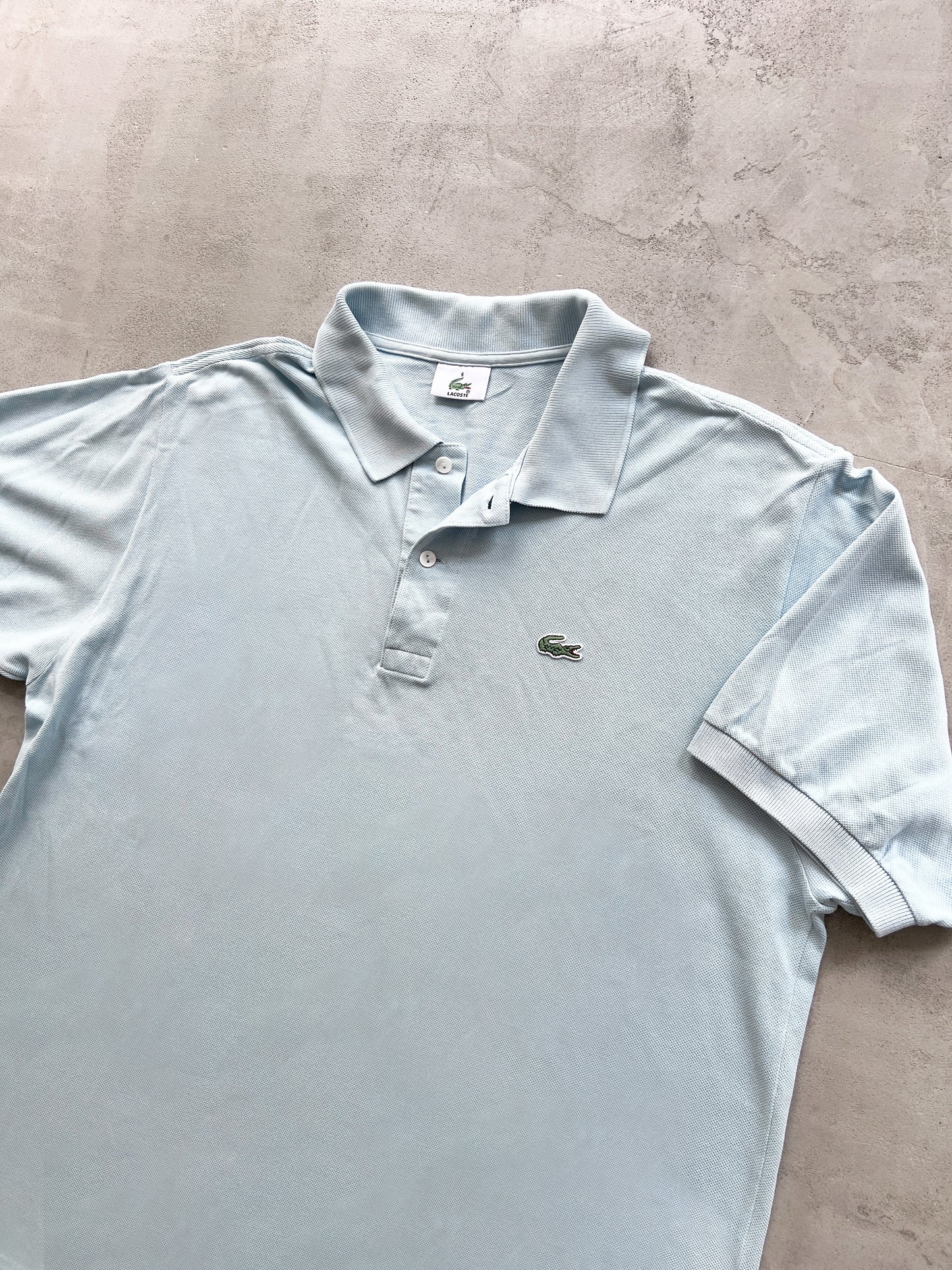 BABY BLUE LACOSTE POLO - XL