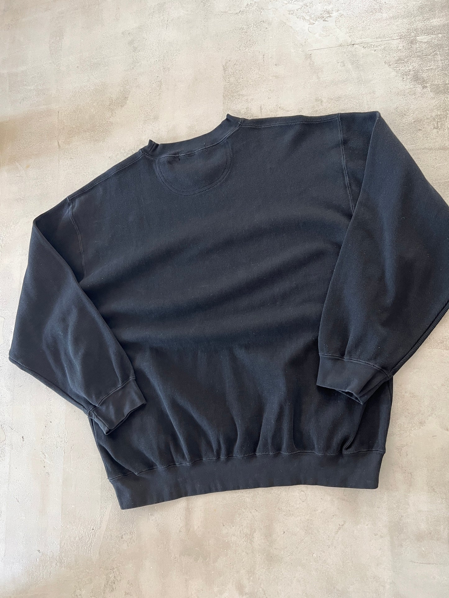 BLACK PORSCHE SWEATER - 1990S - S