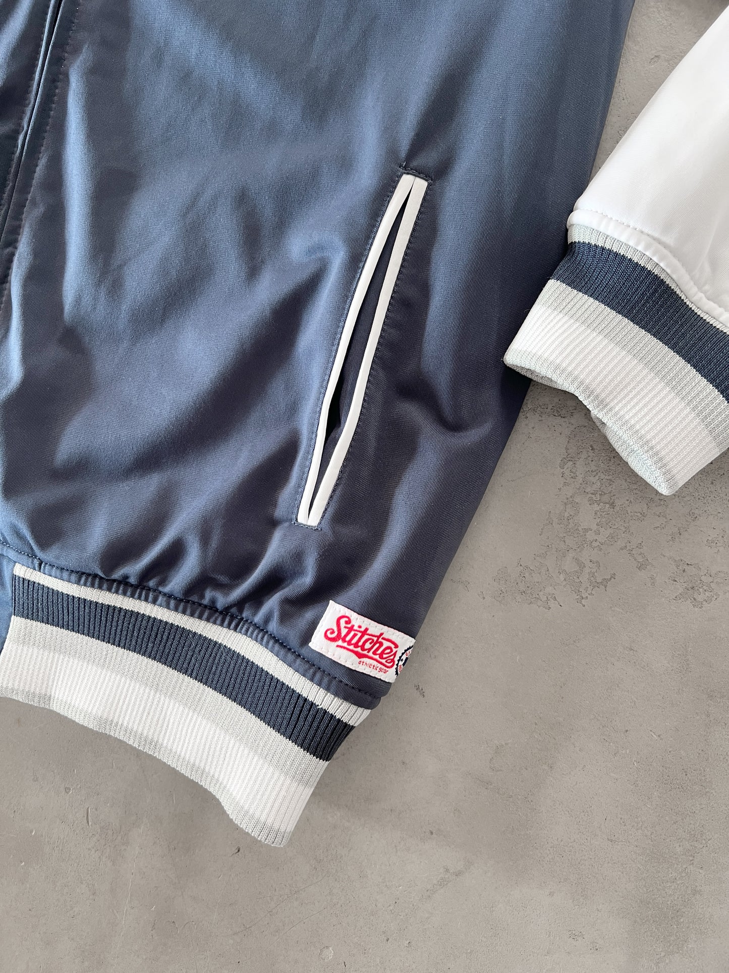 NAVY YANKEES JACKET - 2000S - XL/L