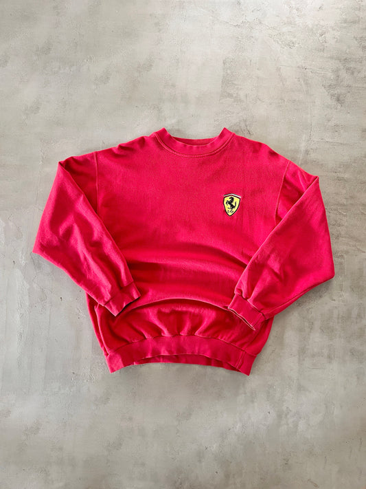 RED FERRARI SWEATER - 1990S - L
