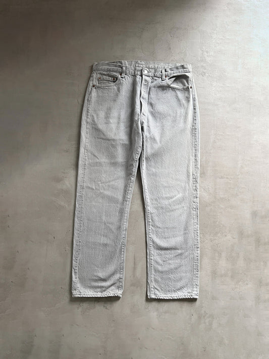FADED GREY LEVI'S JEANS - 1990S - L/M